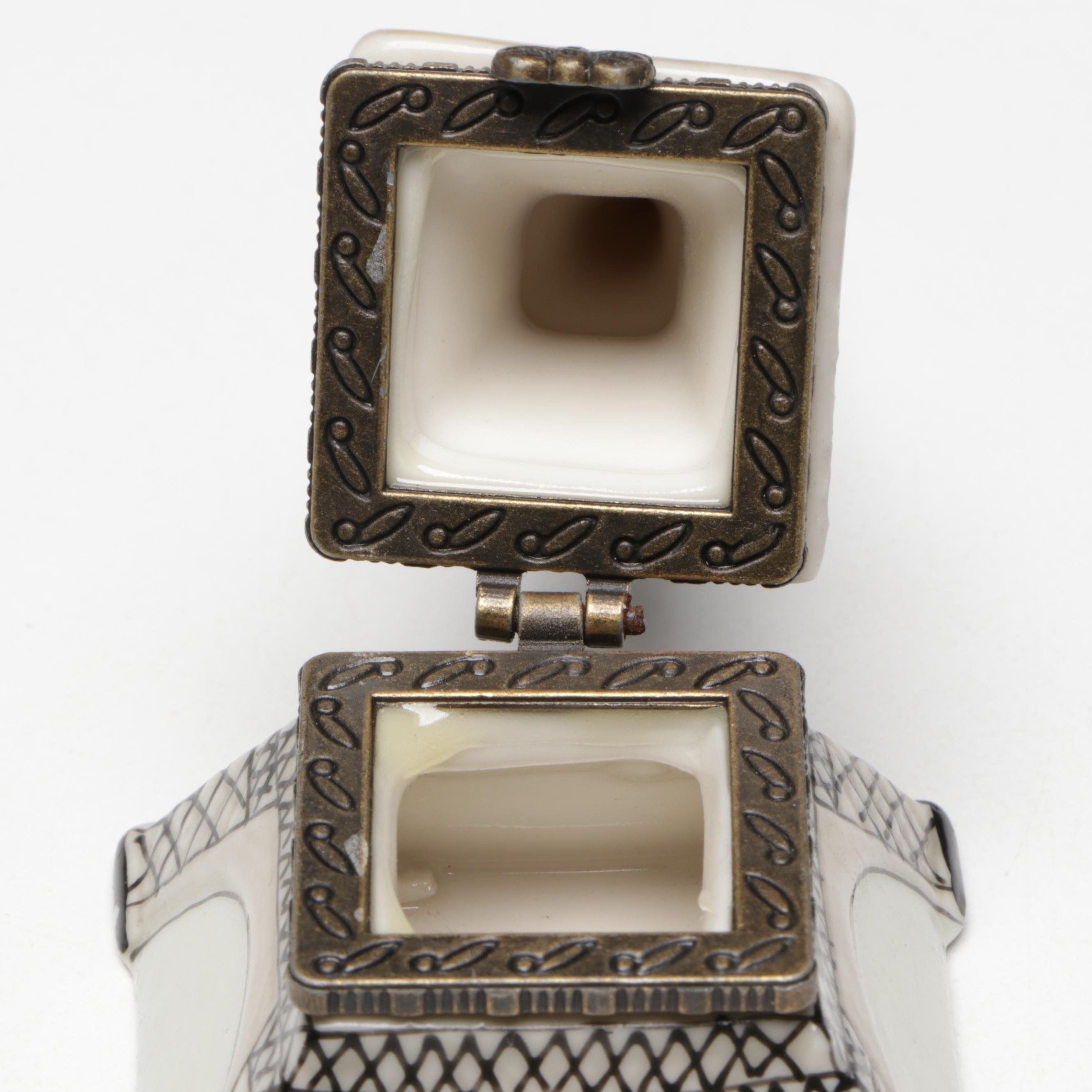 Eiffel Tower Porcelain Limoges Box