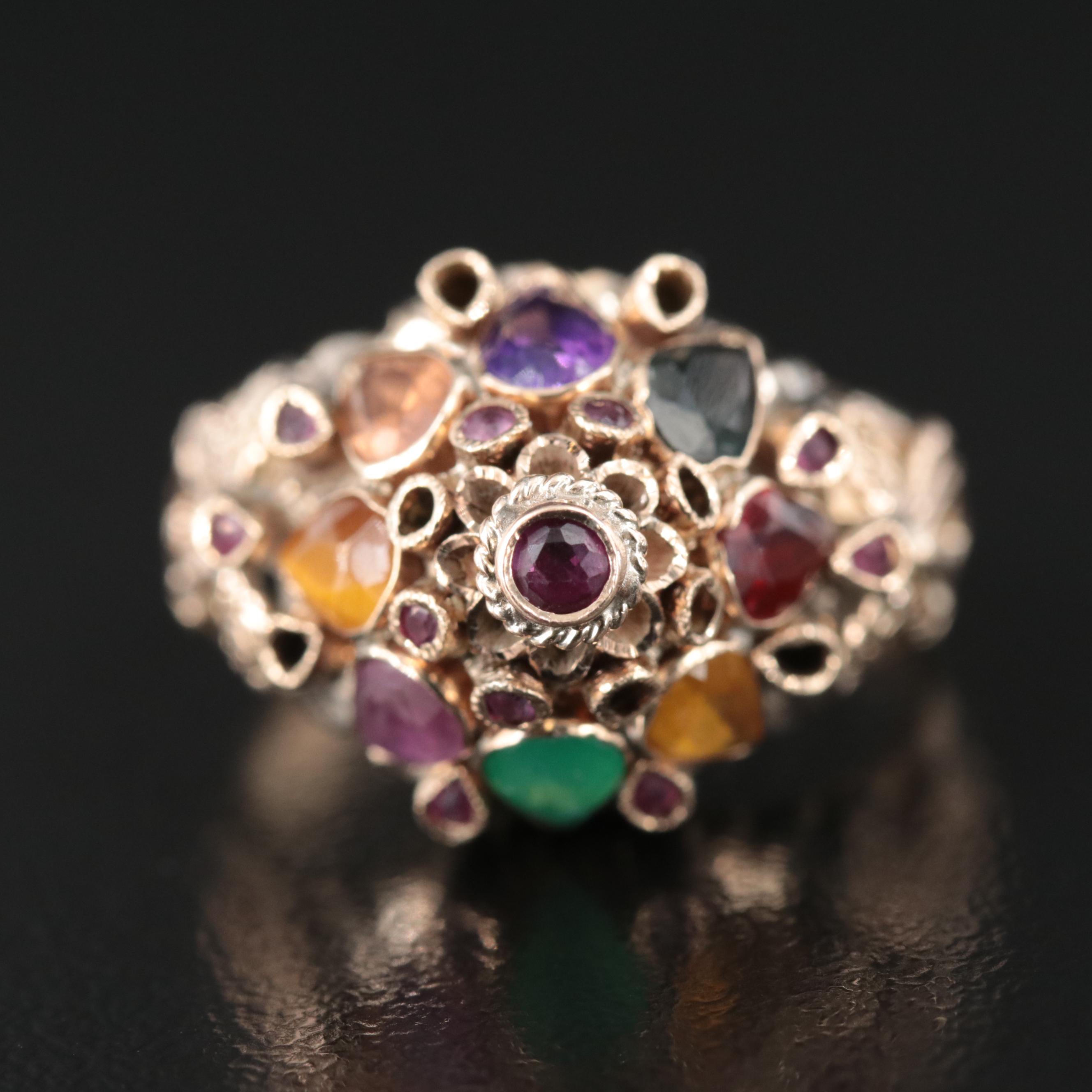 10K Gemstone Thai Princess Ring