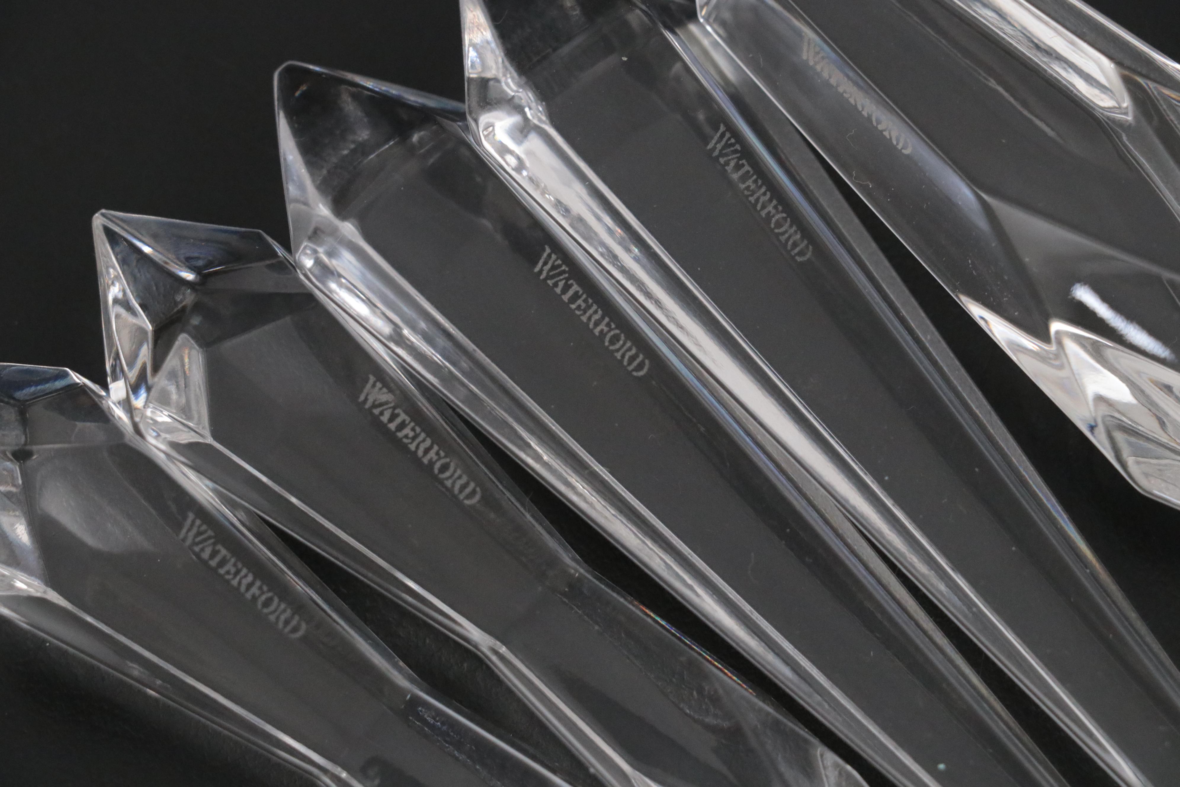 Marquis by Waterford "Dewitt" Lead Crystal Bread Tray with Waterford Ornaments