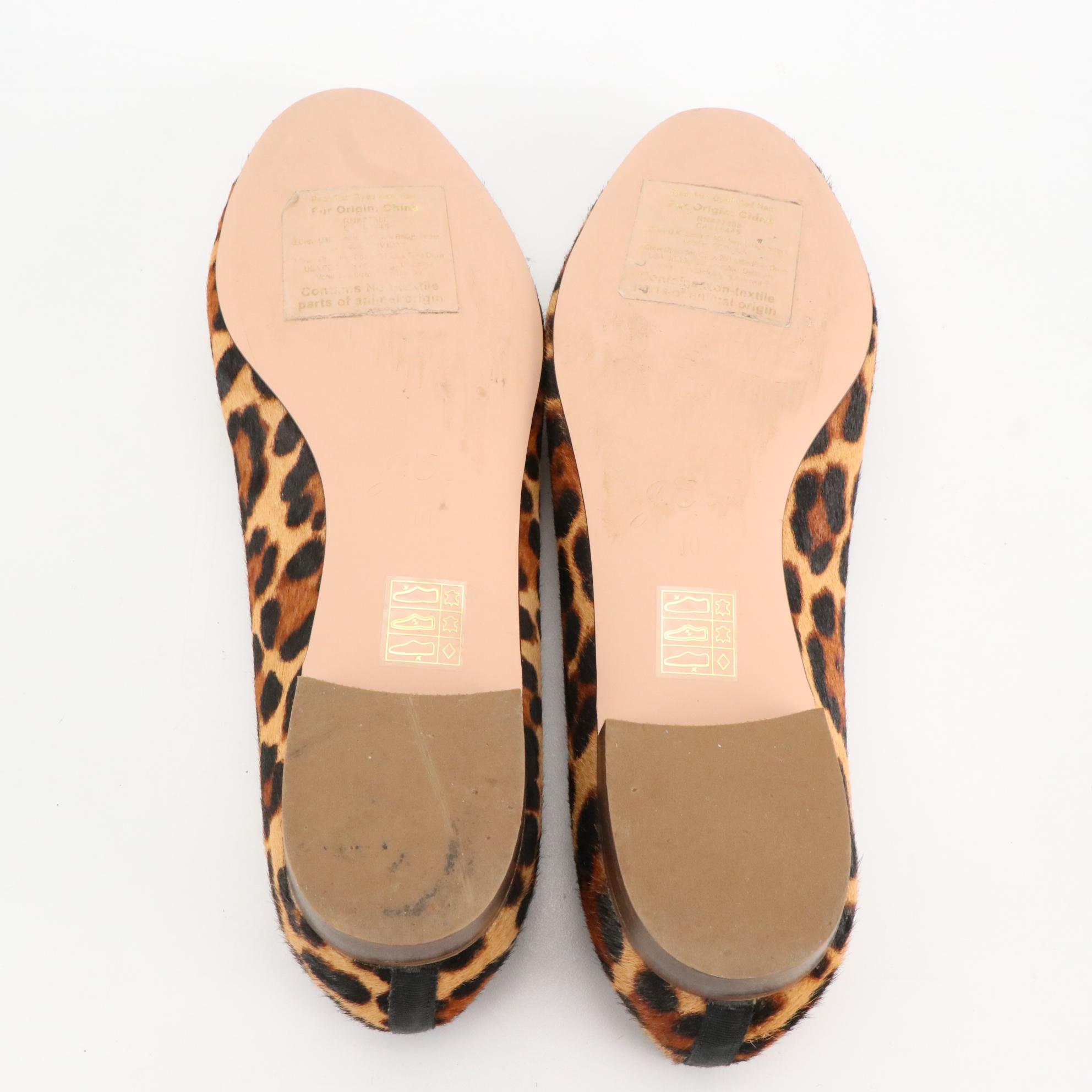 J. Crew Ballet Flats and Pointed Toe Flats in Dyed Calf Hair
