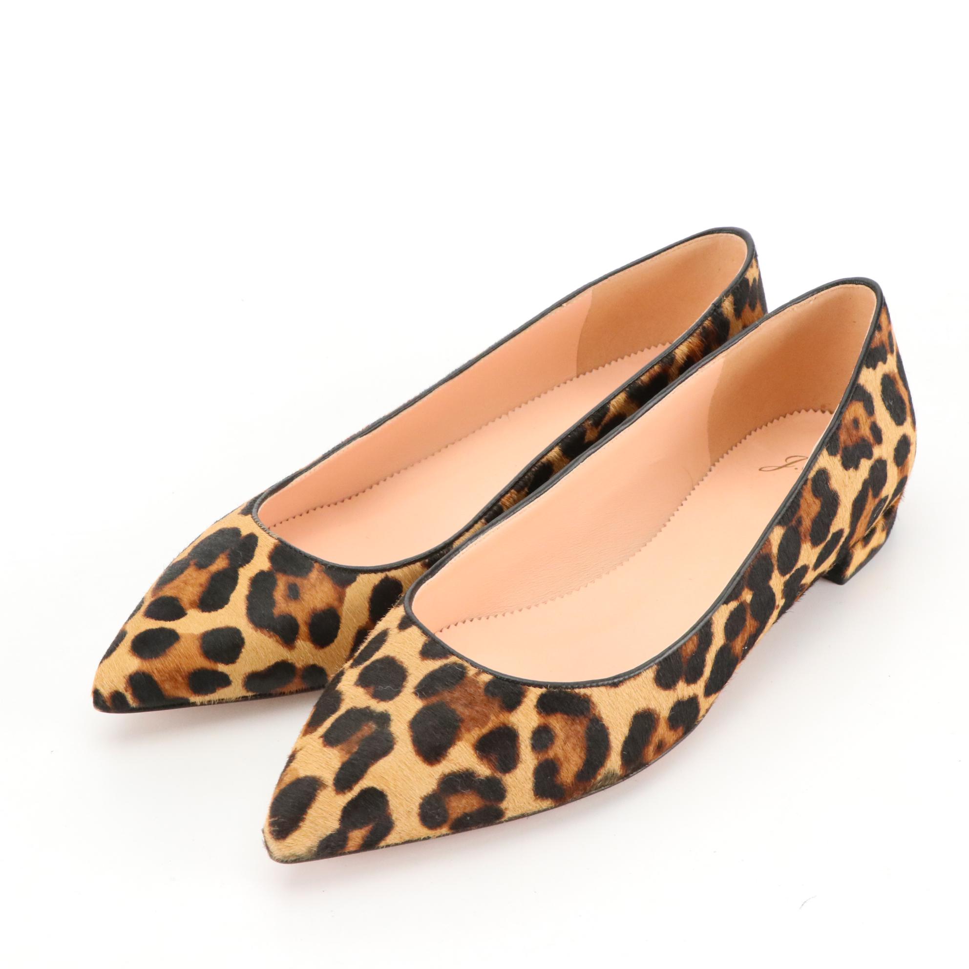 J. Crew Ballet Flats and Pointed Toe Flats in Dyed Calf Hair
