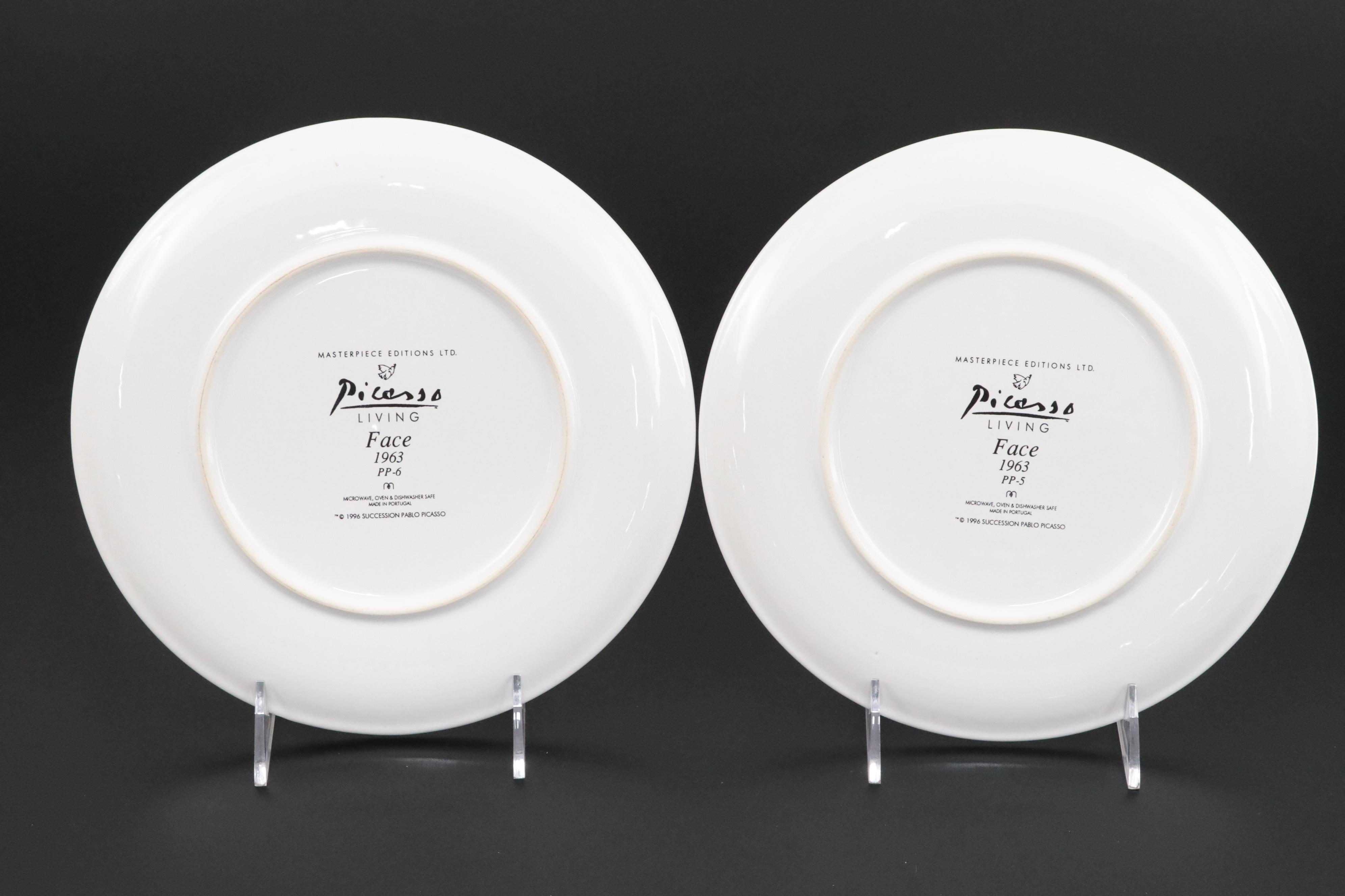 Masterpiece Editions Picasso Living Ceramic "Face" Plates