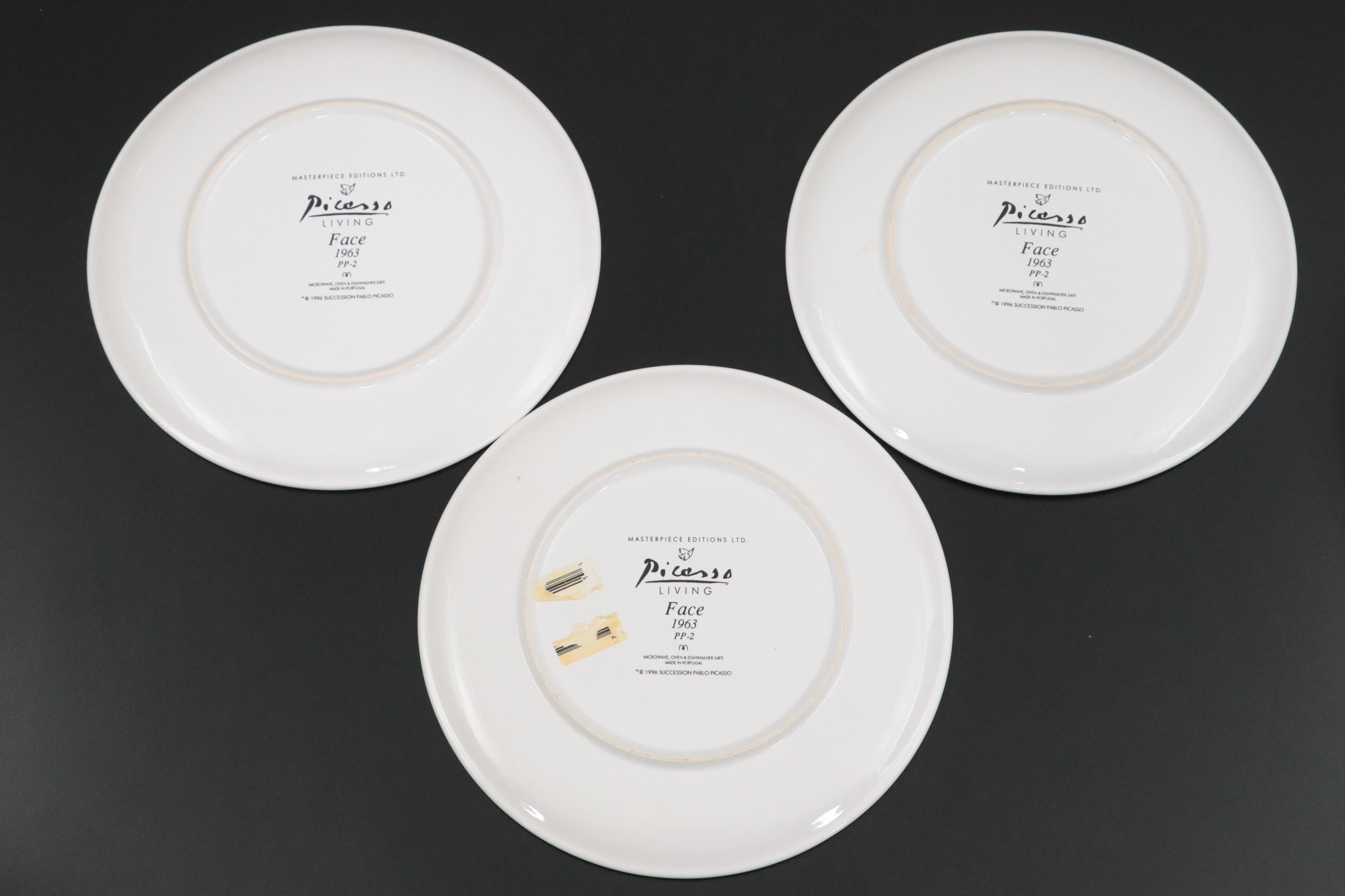 Masterpiece Editions Picasso Living Ceramic "Face" Plates