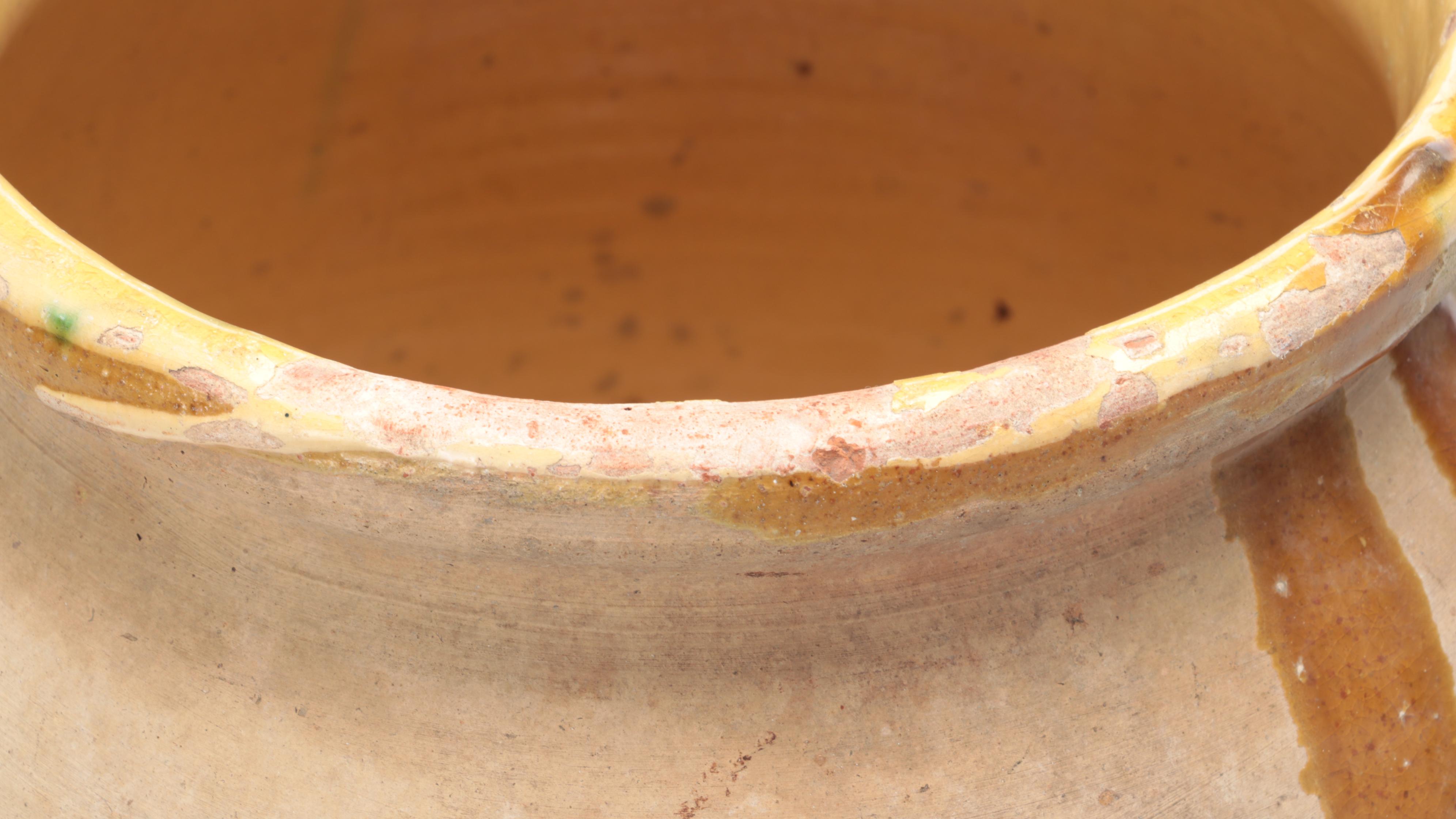 Mediterranean  Style Earthenware Olive Jar