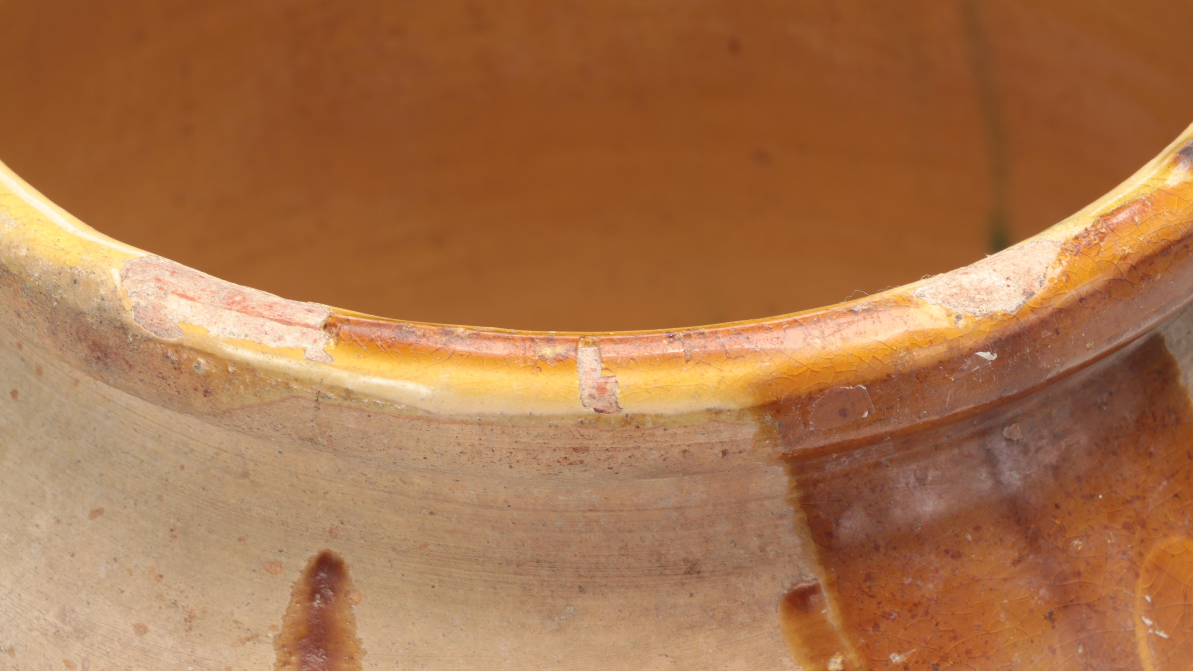 Mediterranean  Style Earthenware Olive Jar