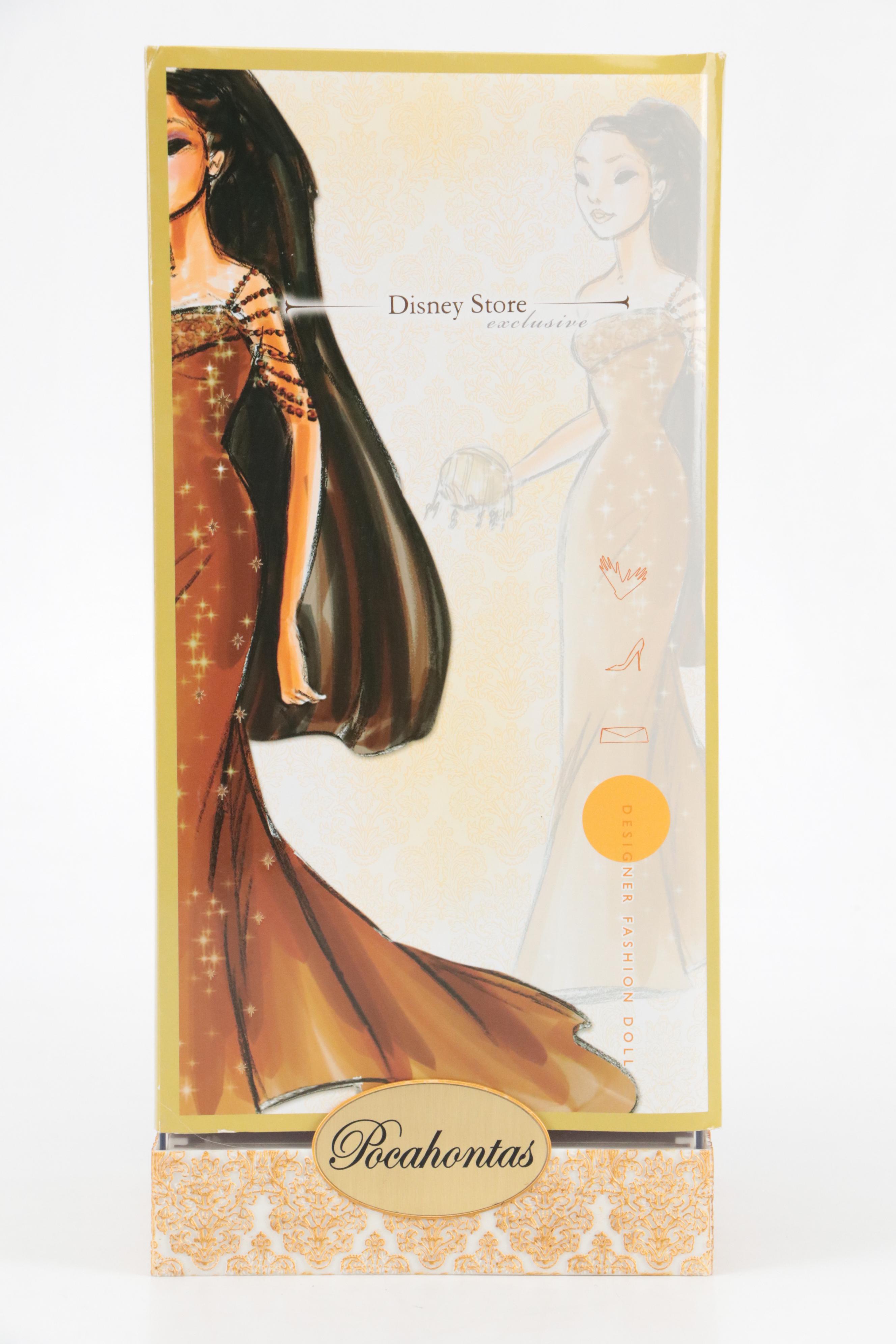 Disney Princess Designer Collection Pocahontas and Rapunzel Dolls