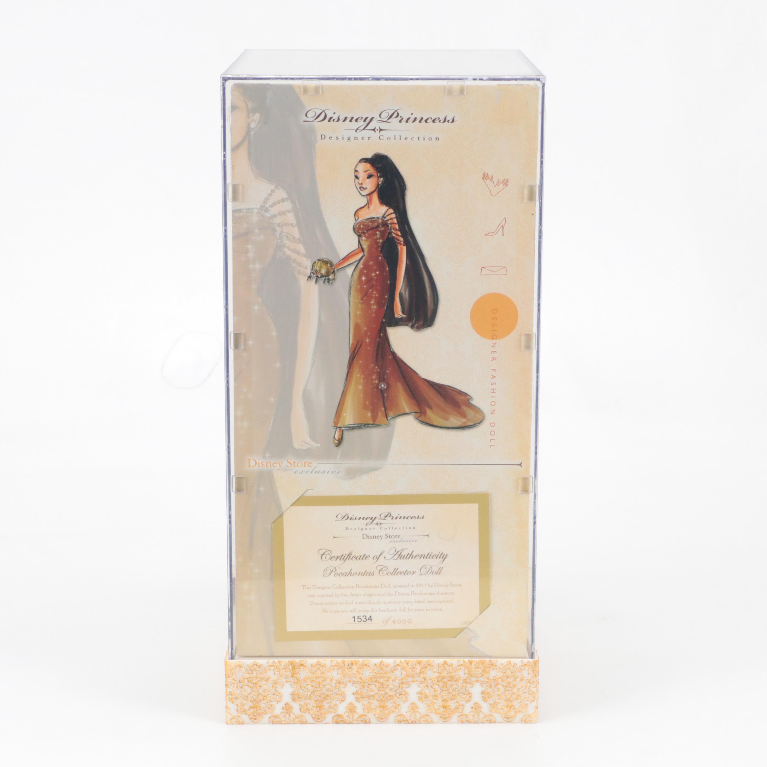 Disney Princess Designer Collection Pocahontas and Rapunzel Dolls