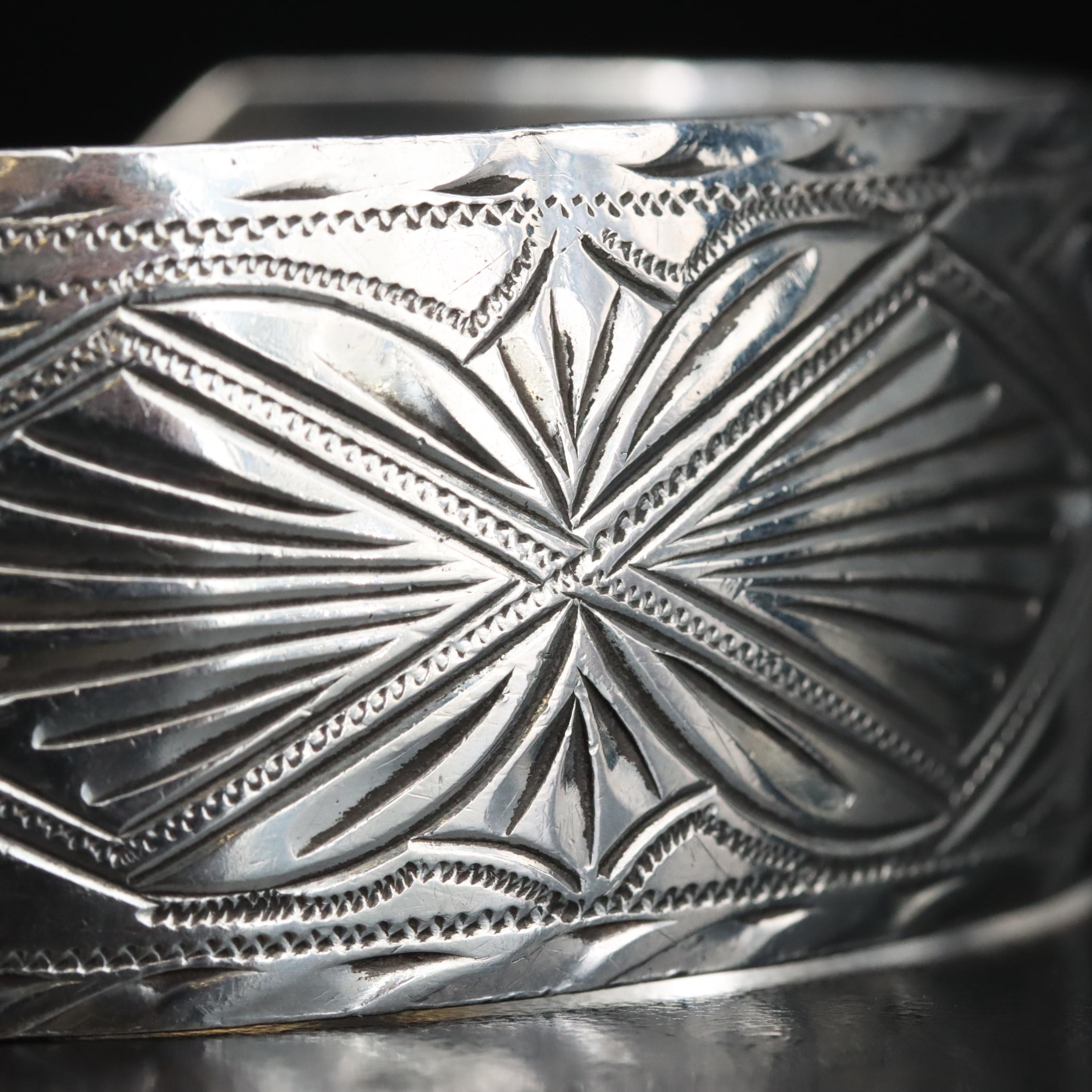 Southwestern Style Sterling Cuff