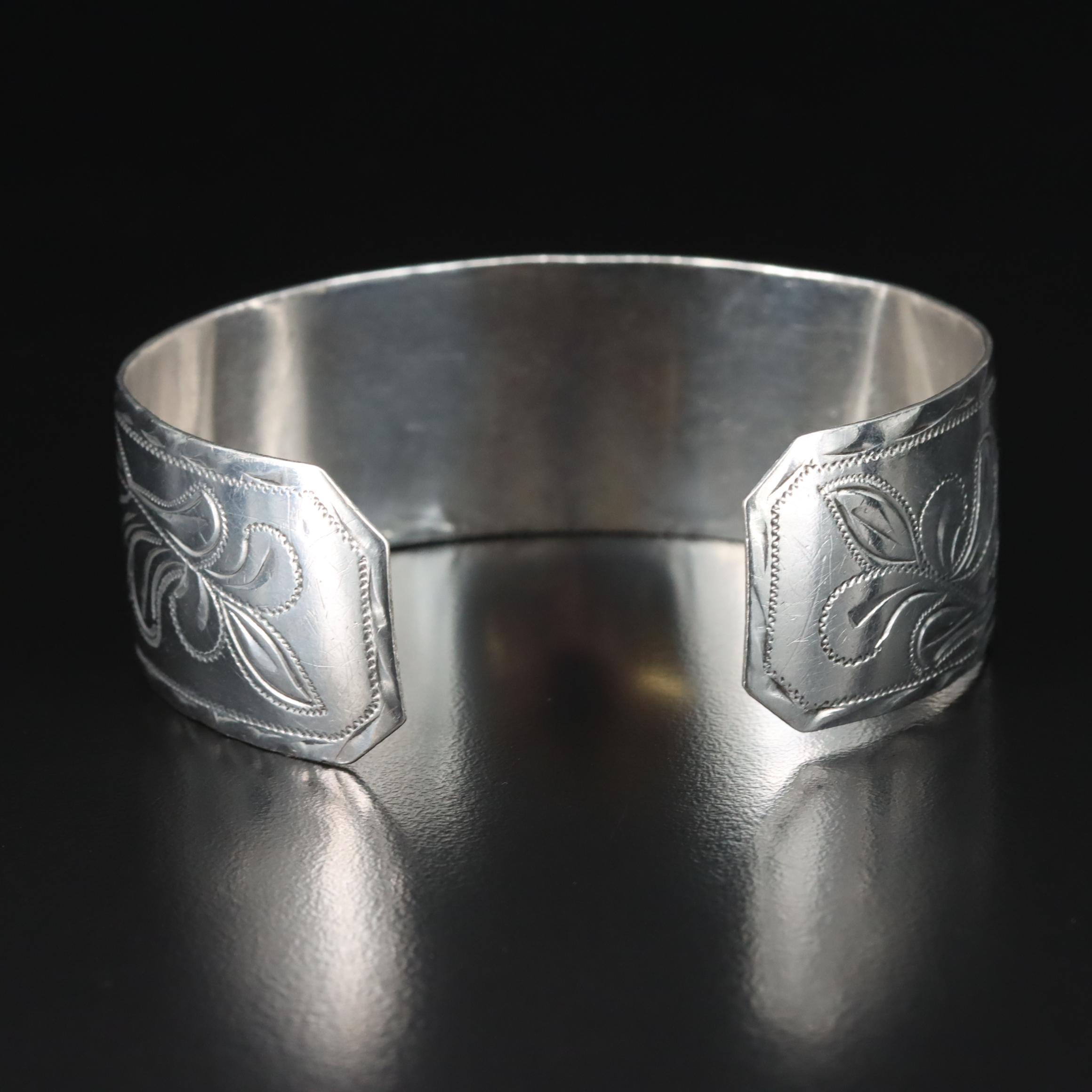 Southwestern Style Sterling Cuff