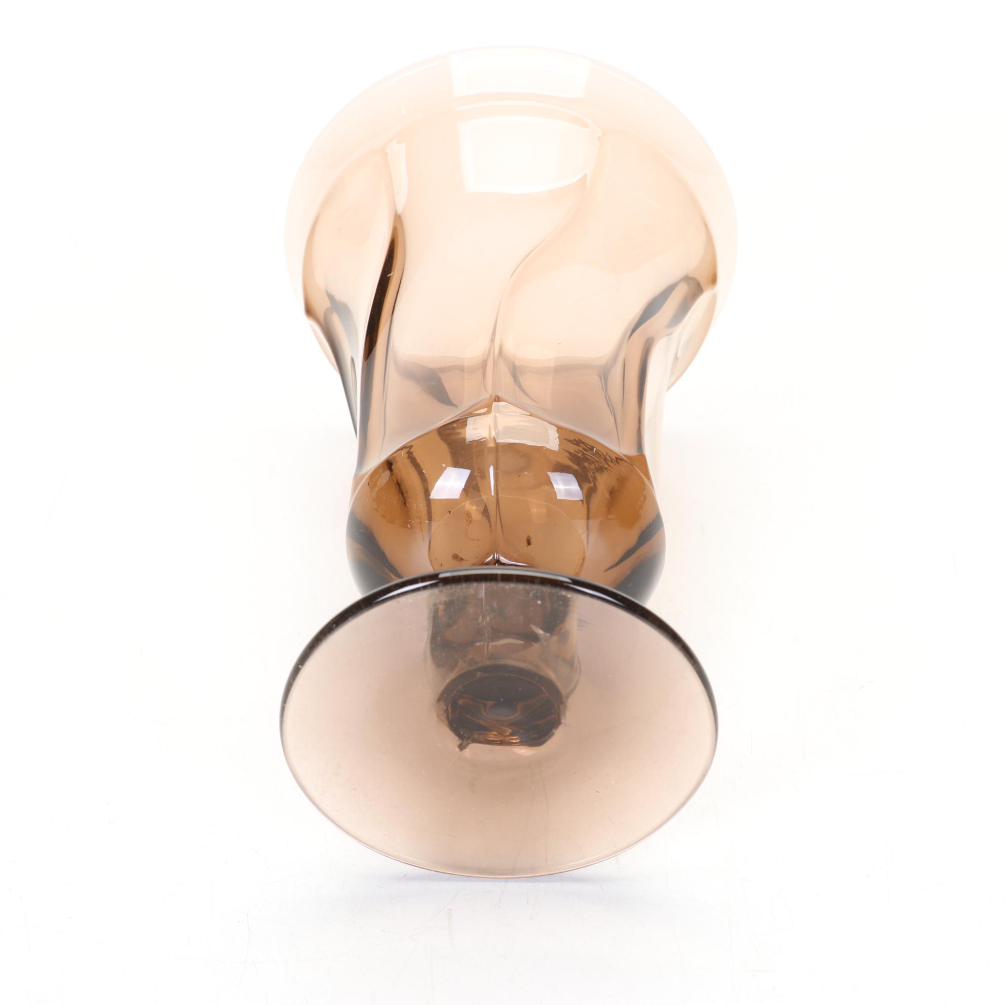 Fostoria "Jamestown Brown" Stemware, Pitcher and Dinneware, Set of 36, 1961-1982