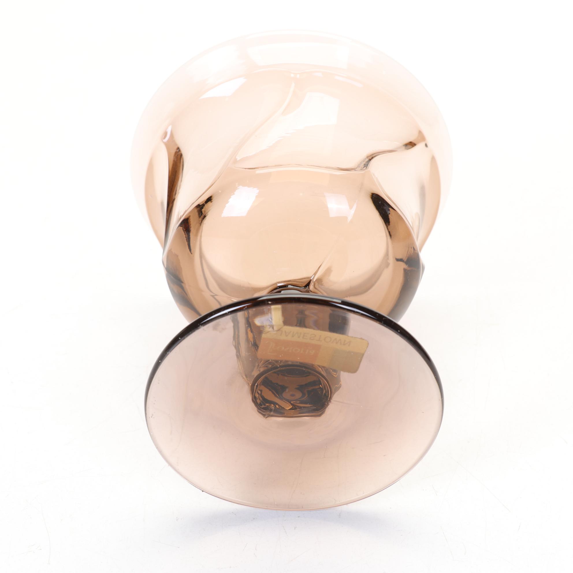 Fostoria "Jamestown Brown" Stemware, Pitcher and Dinneware, Set of 36, 1961-1982