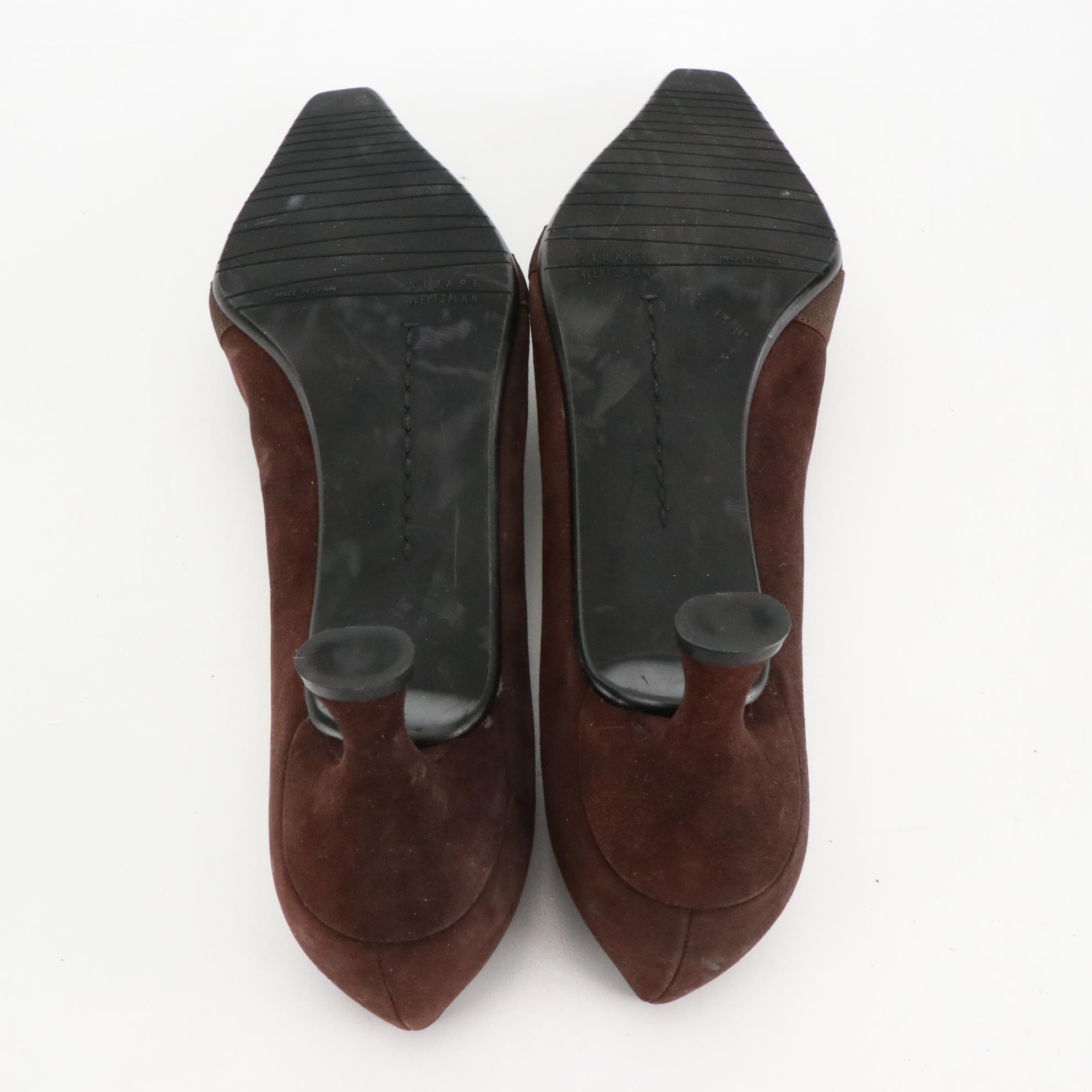 Stuart Weitzman and Amalfi Suede Pumps