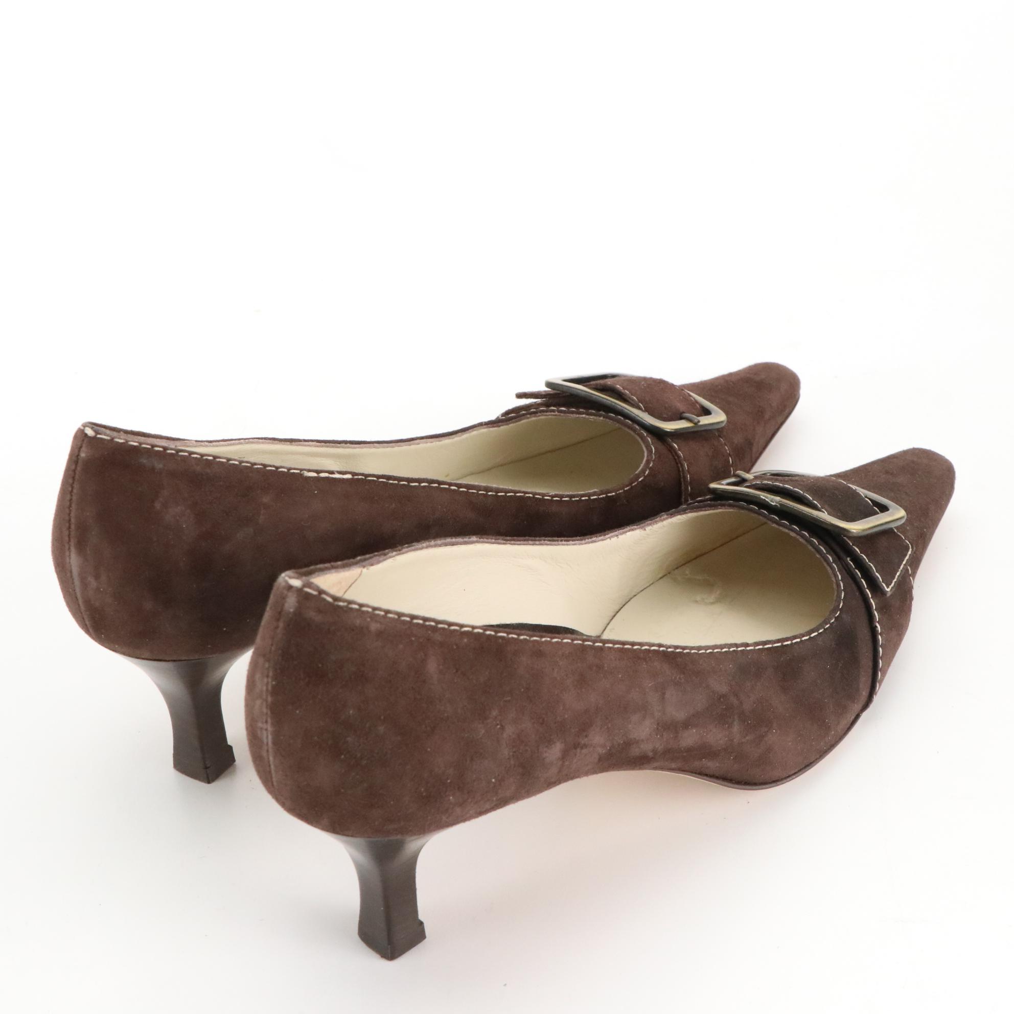 Stuart Weitzman and Amalfi Suede Pumps