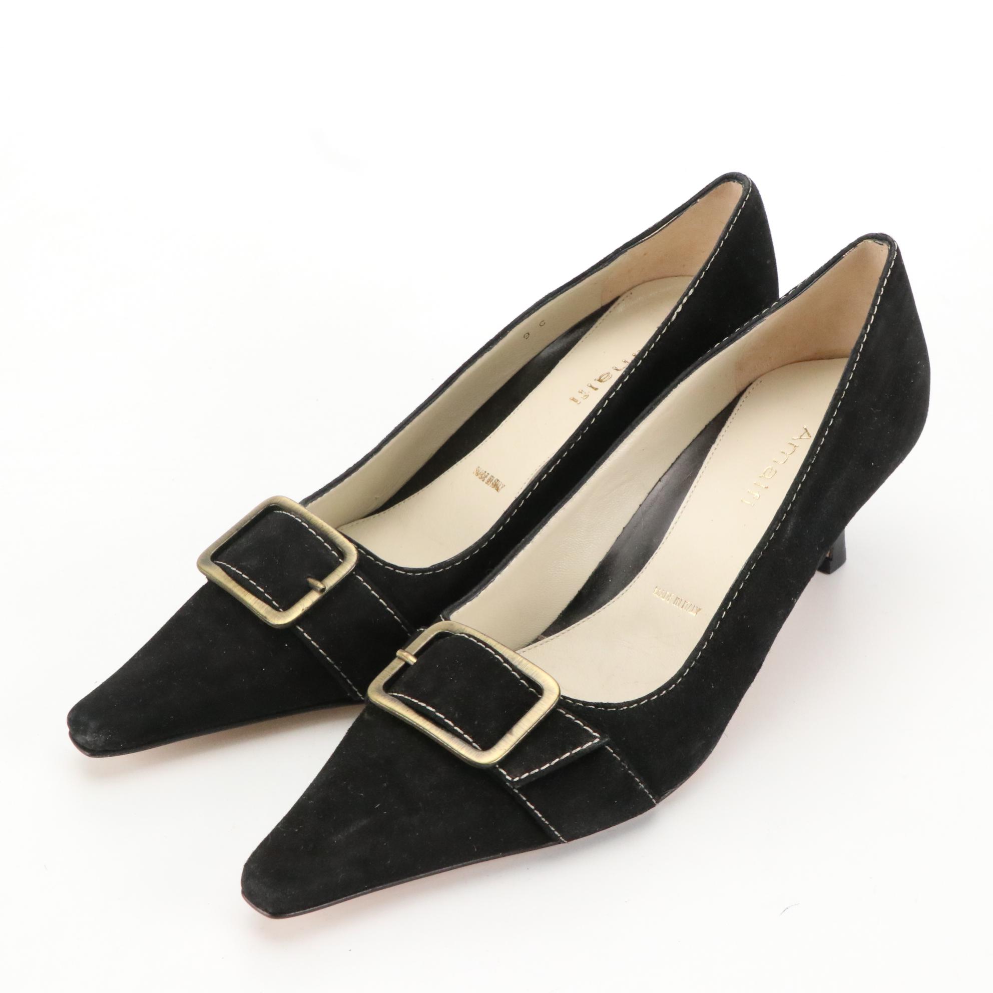 Stuart Weitzman and Amalfi Suede Pumps