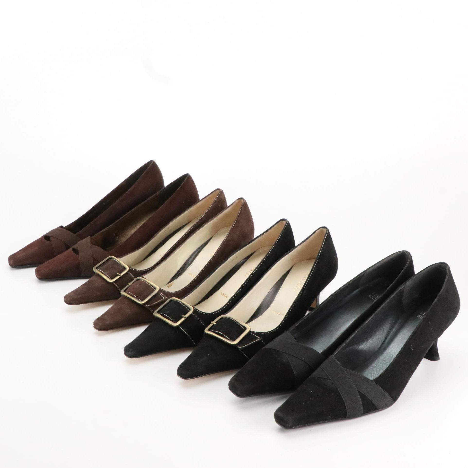 Stuart Weitzman and Amalfi Suede Pumps