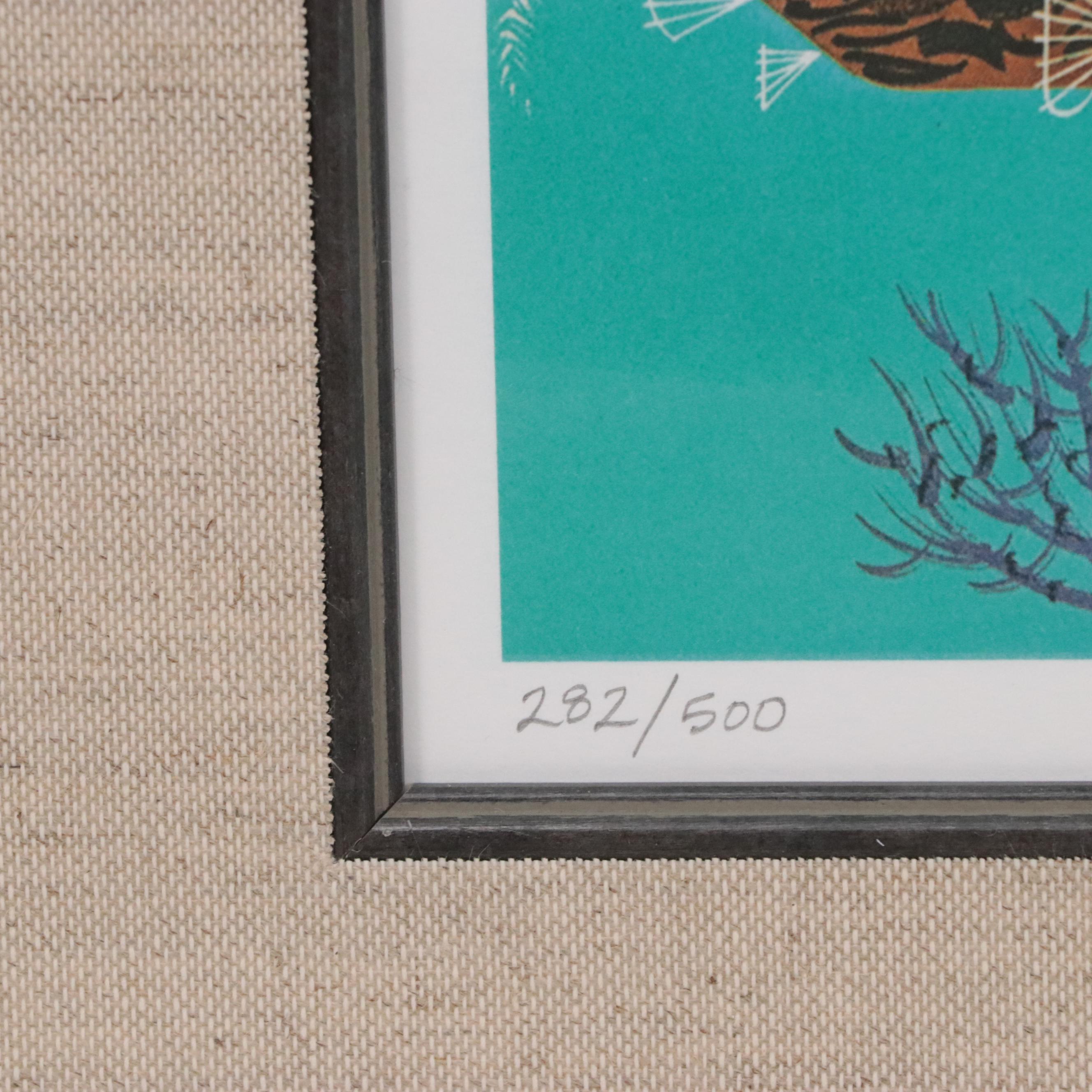 Giclée After Charley Harper "Beach Birds," Late 20th Century