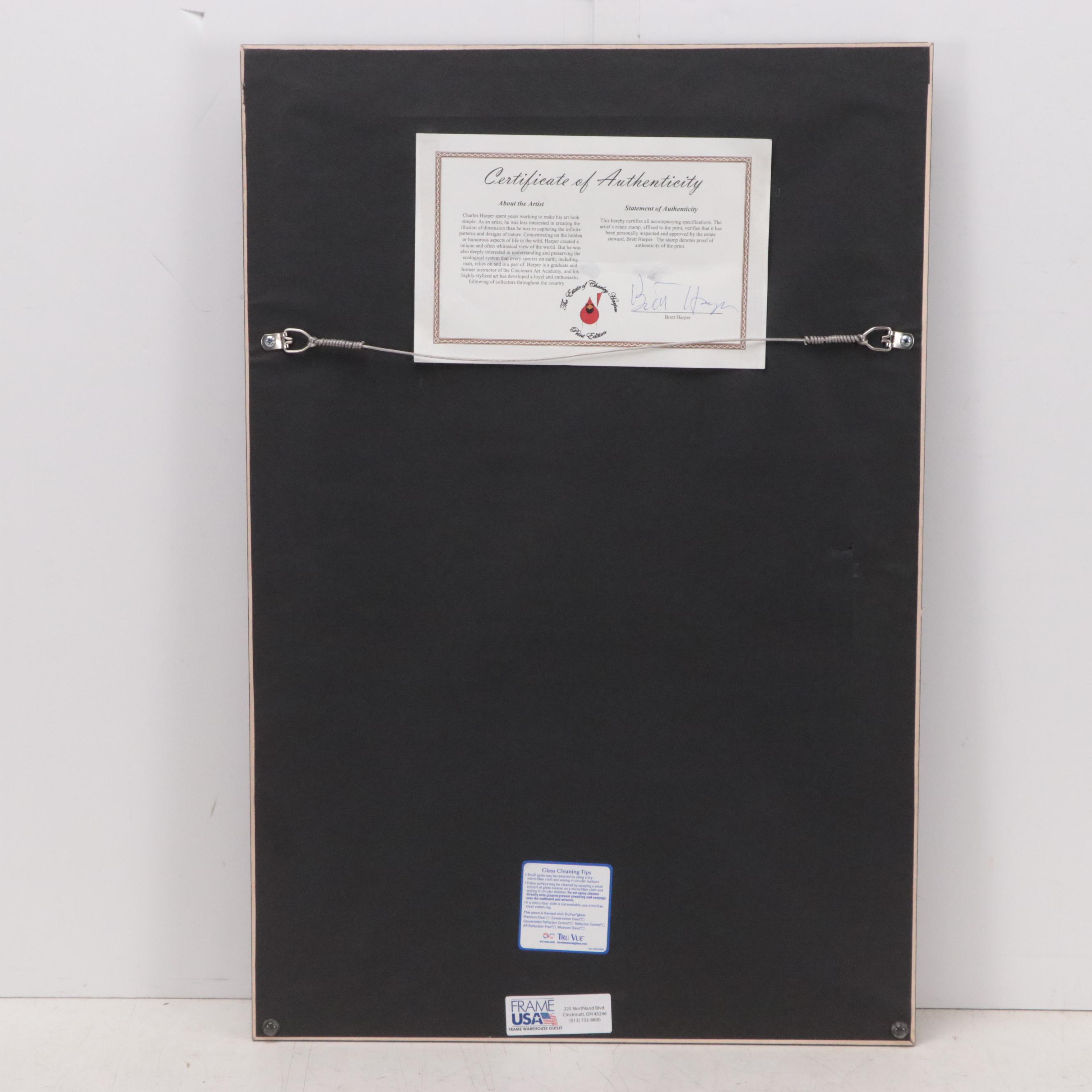 Giclée After Charley Harper "Beach Birds," Late 20th Century