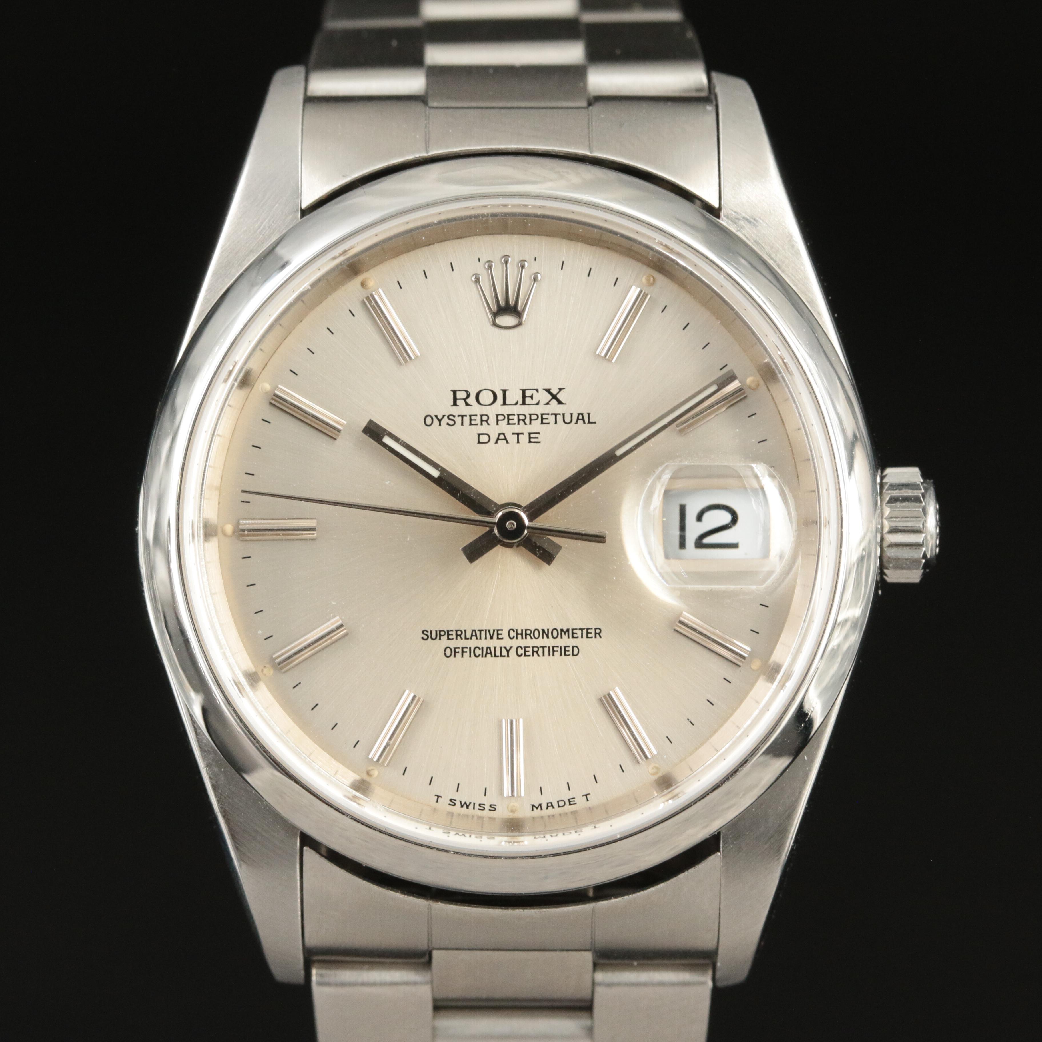 2000 Rolex Oyster Perpetual Date Watch