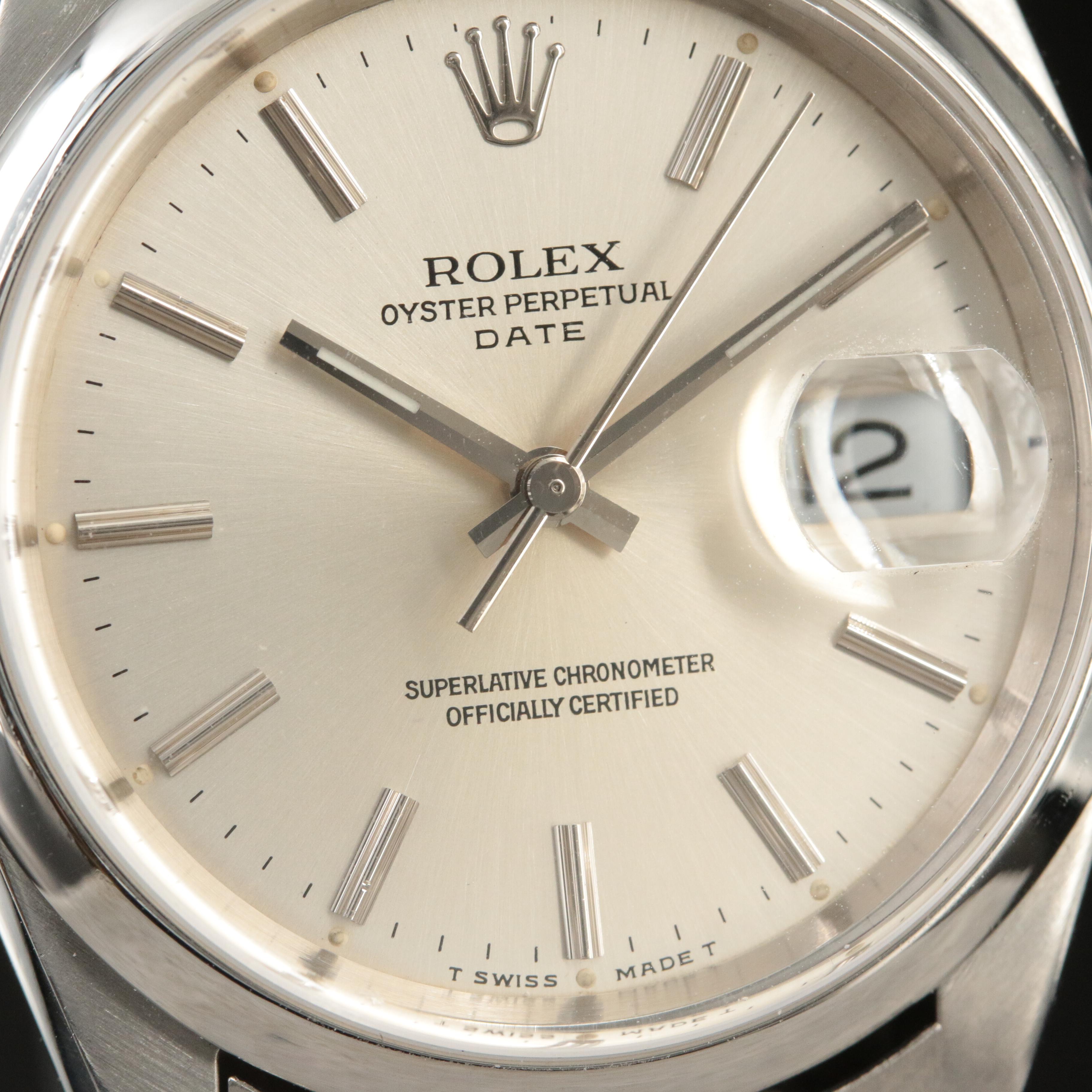 2000 Rolex Oyster Perpetual Date Watch