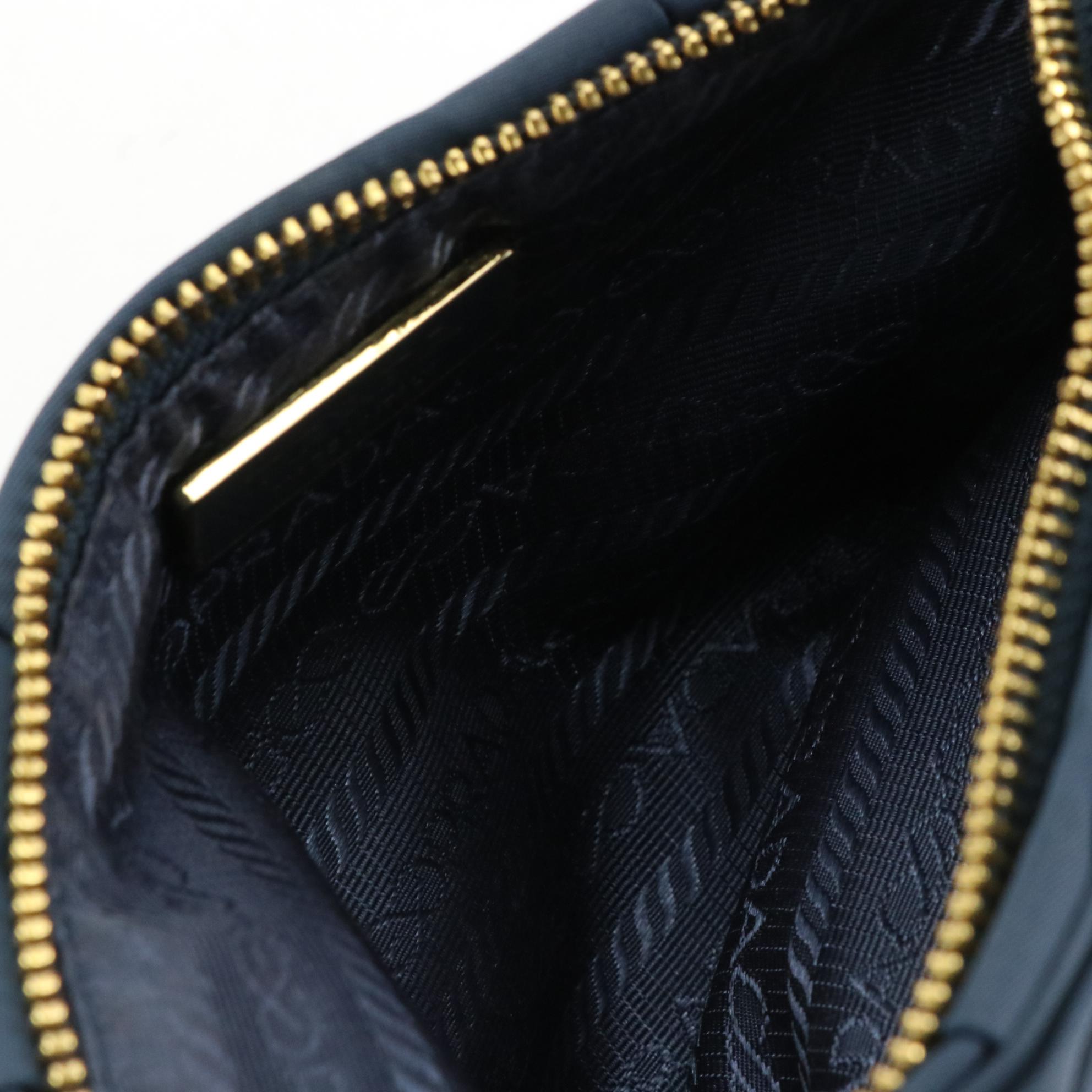 Prada Bow Clutch Bag in Tessuto Nylon