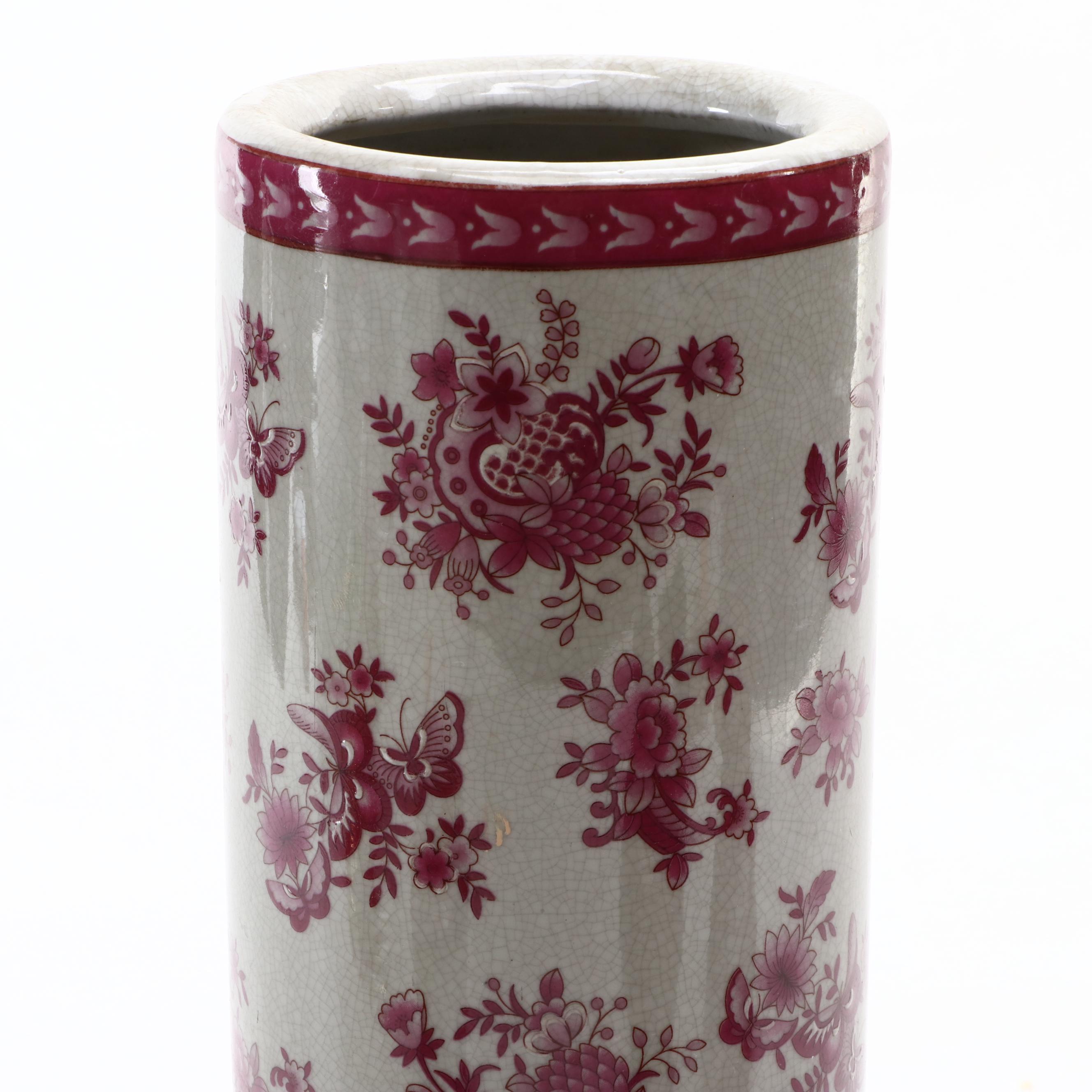 A&B Honda Chinese Ceramic Vase with Guardian Lion Figurine and More Table Decor