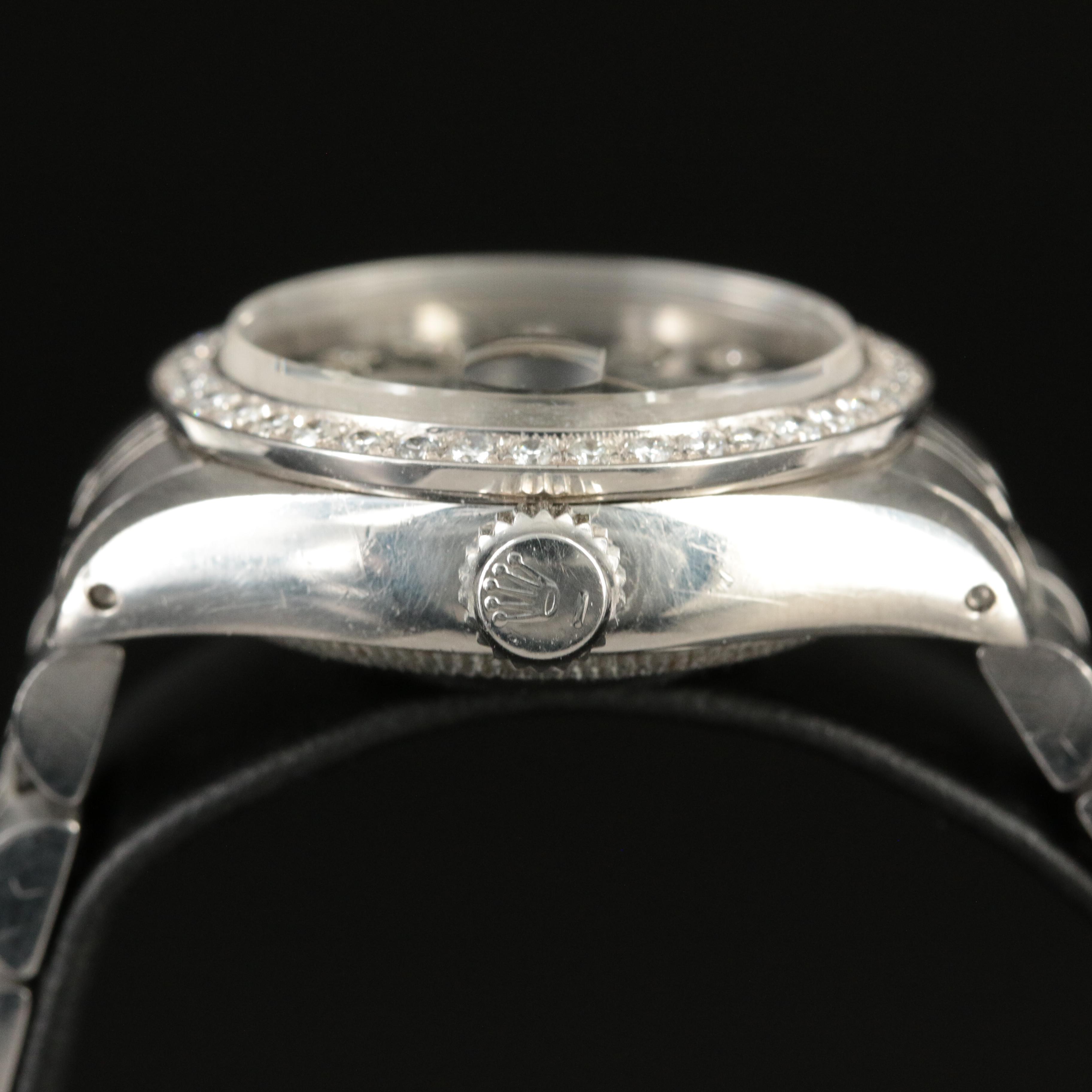 1981 Rolex Datejust Custom Diamond Dial and Bezel Watch