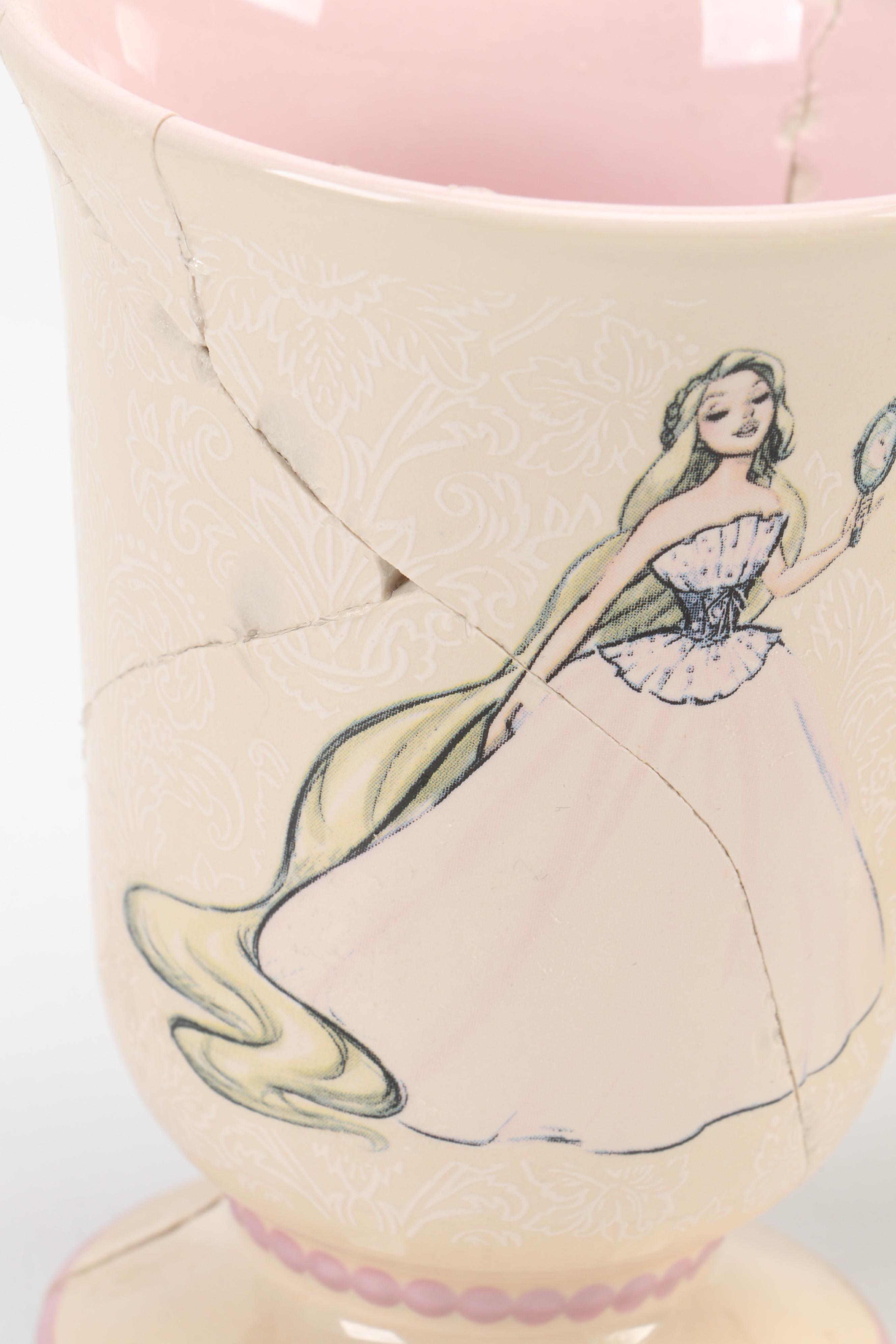 Disney Store Designer Princess Collection Ceramic Mugs
