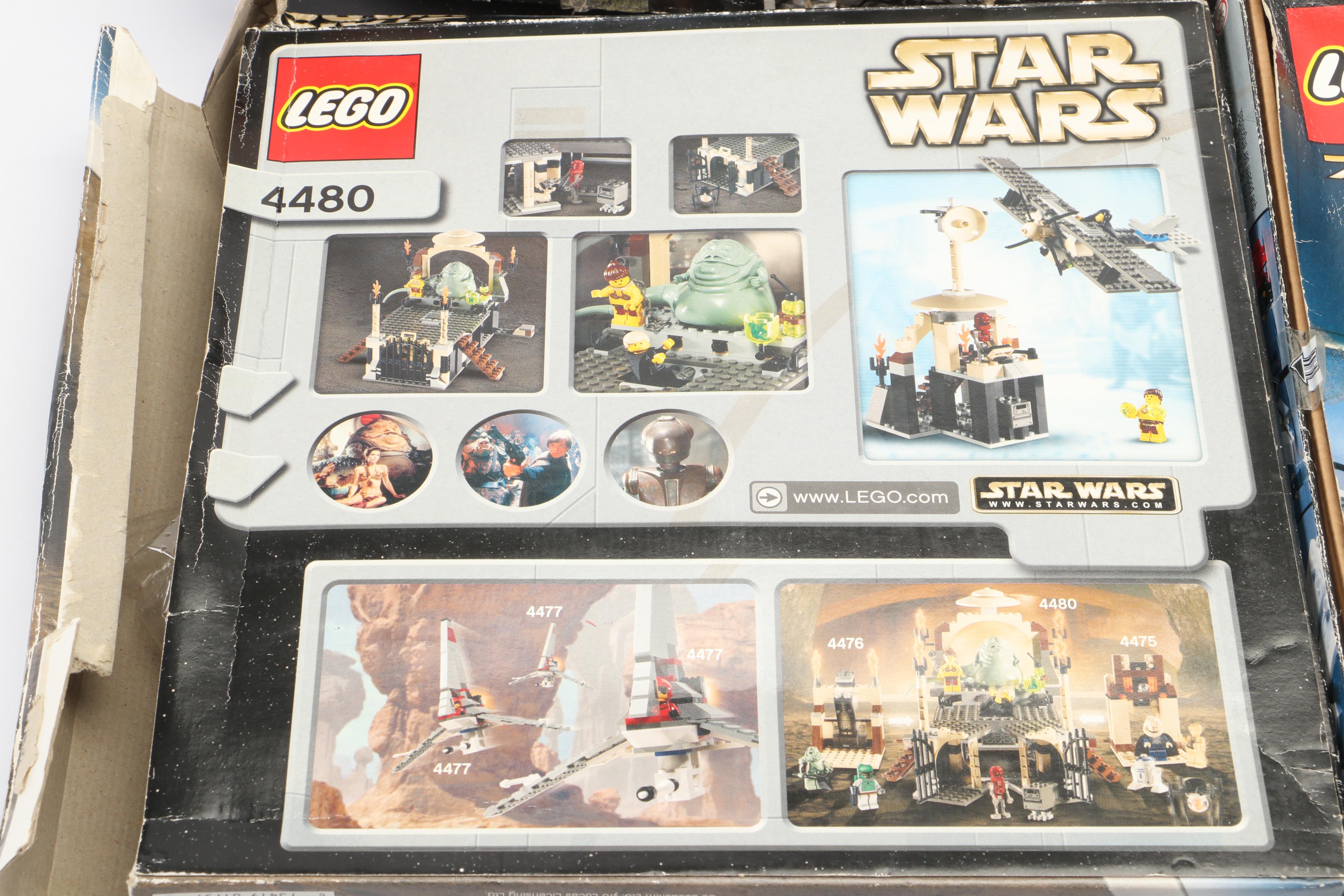 LEGO Star Wars Millennium Falcon, Imperial Shuttle & Jabba's Palace Sets, 2000s