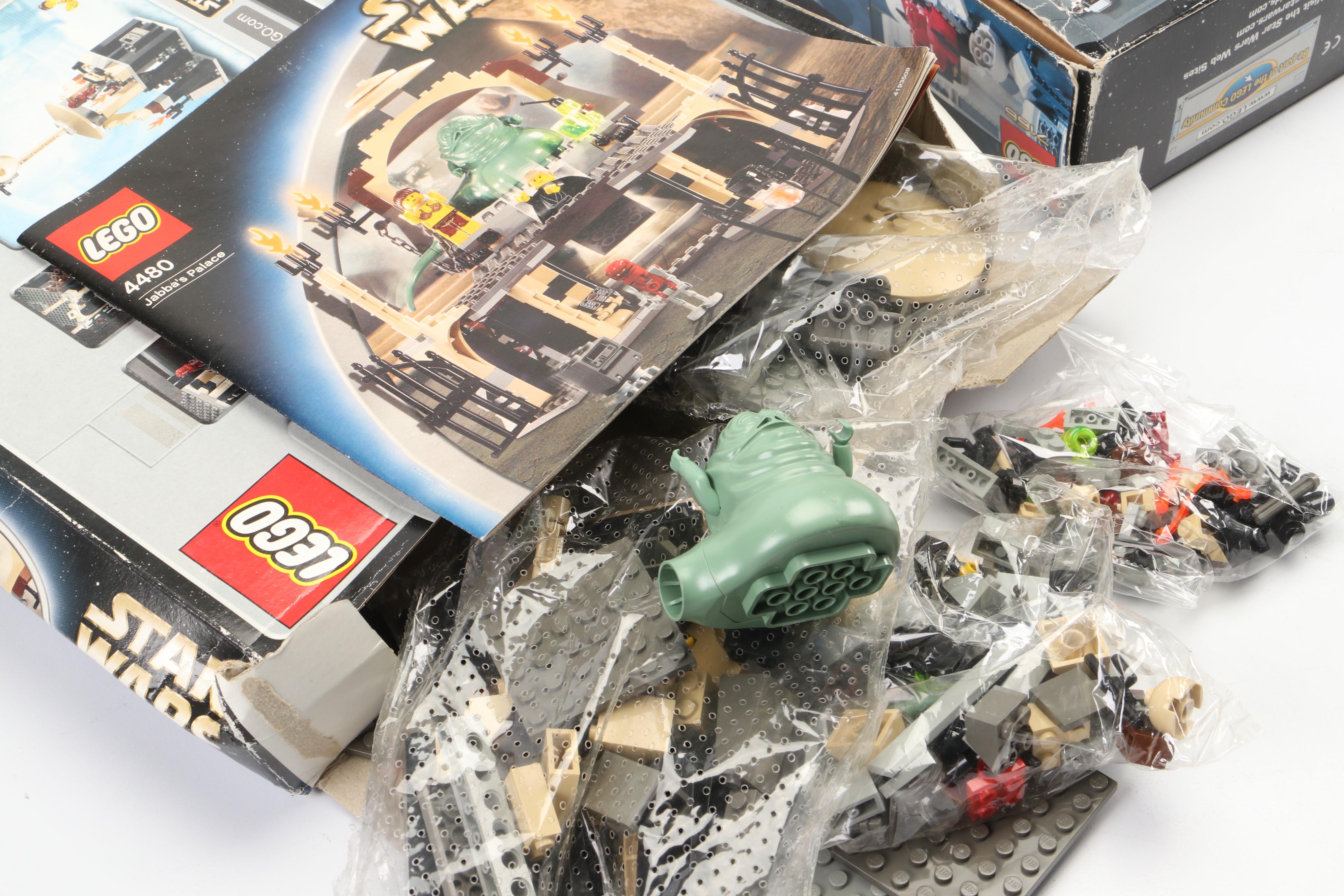 LEGO Star Wars Millennium Falcon, Imperial Shuttle & Jabba's Palace Sets, 2000s