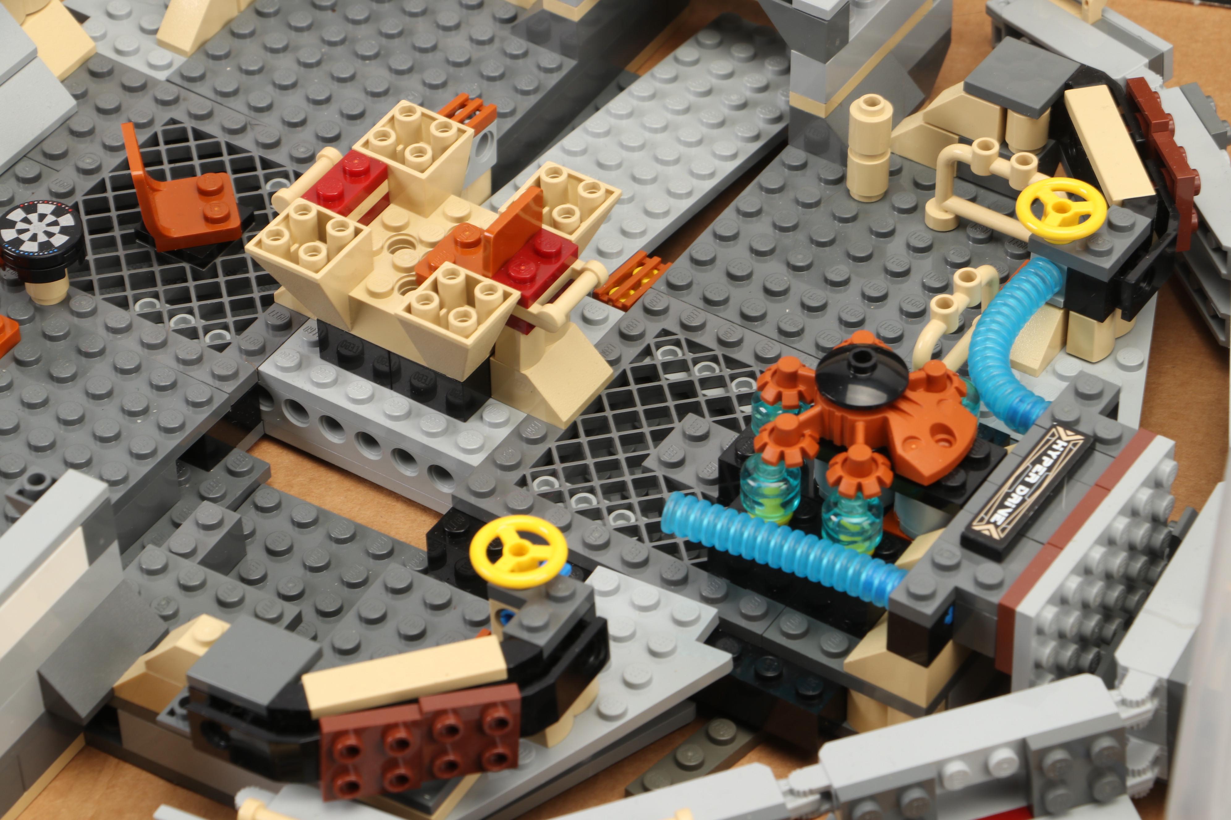 LEGO Star Wars Millennium Falcon, Imperial Shuttle & Jabba's Palace Sets, 2000s