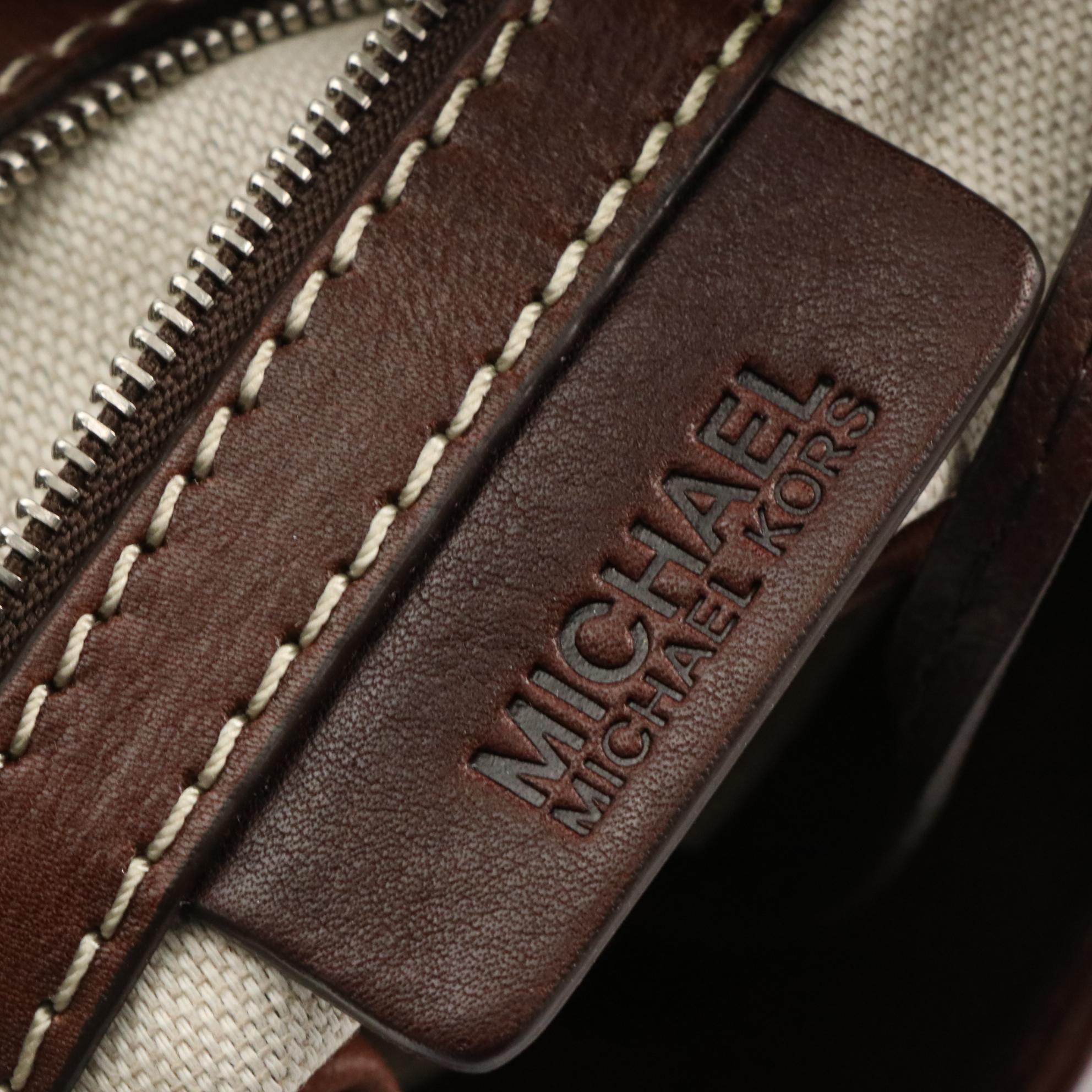 Michael Kors Collegiate Top Zip Fringe Shoulder Bag and Hutton Hobo Bag