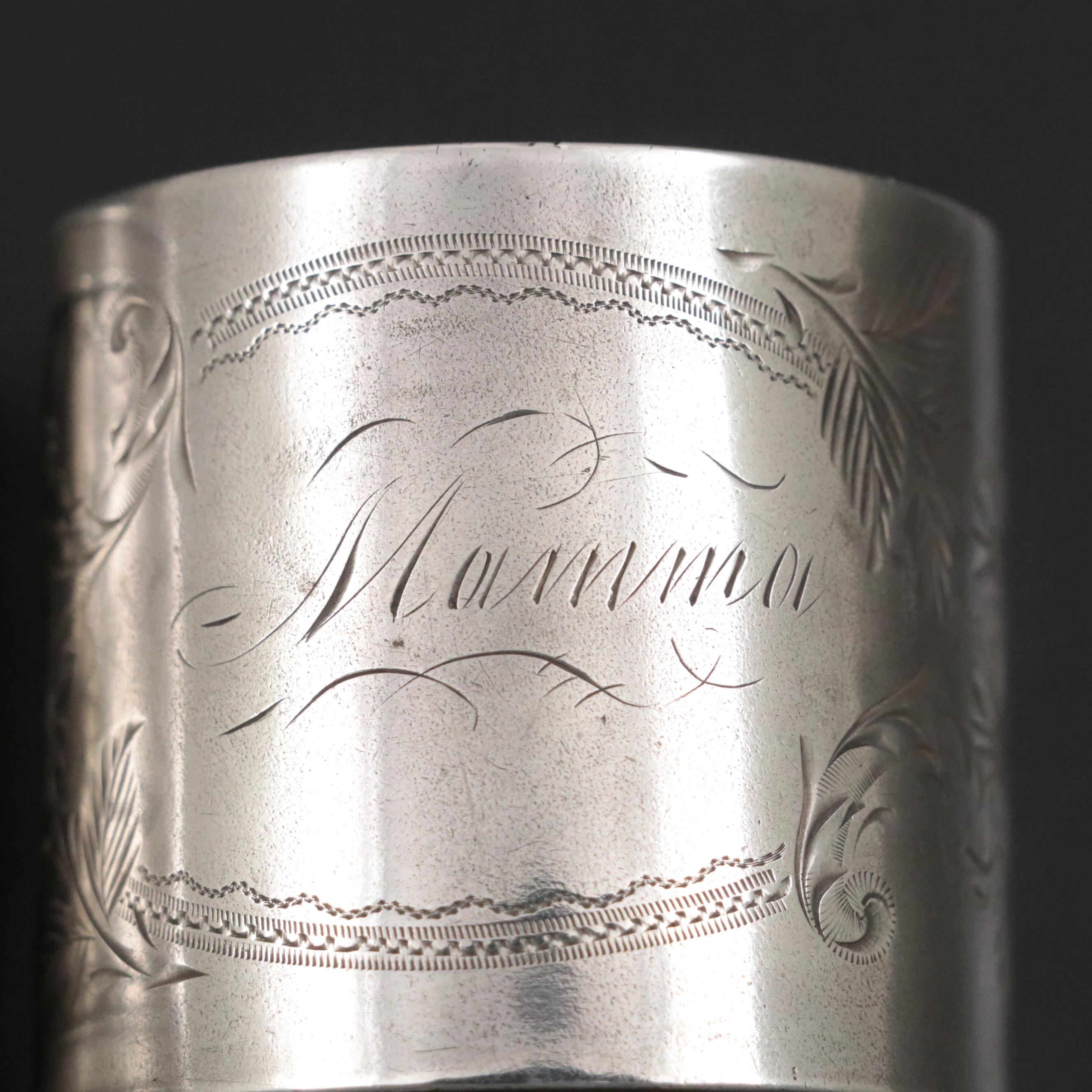 Gorham and Other Sterling Silver and Silver Plate Napkin Rings