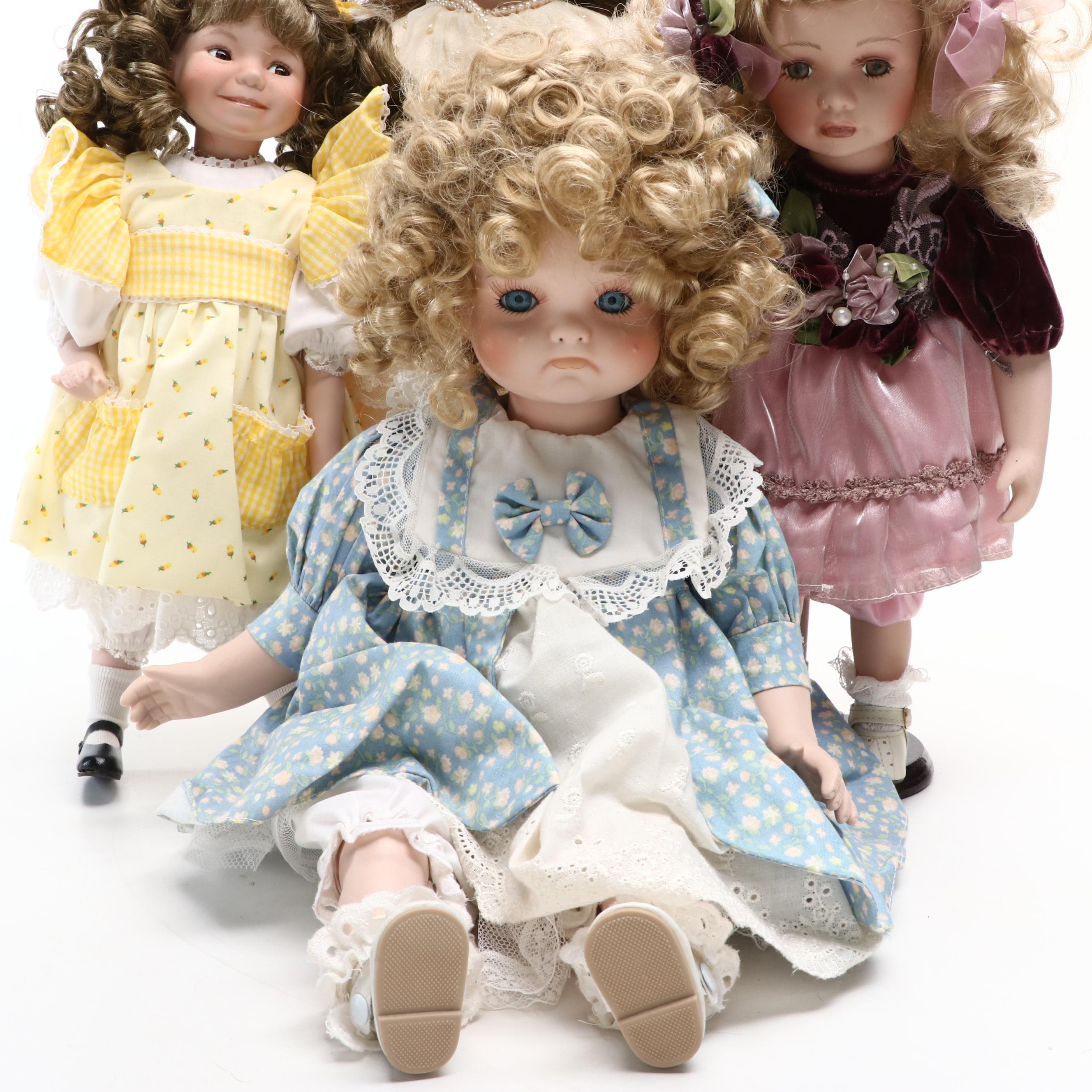 Seymour Mann, Ashton-Drake, and More Porcelain Collector Dolls