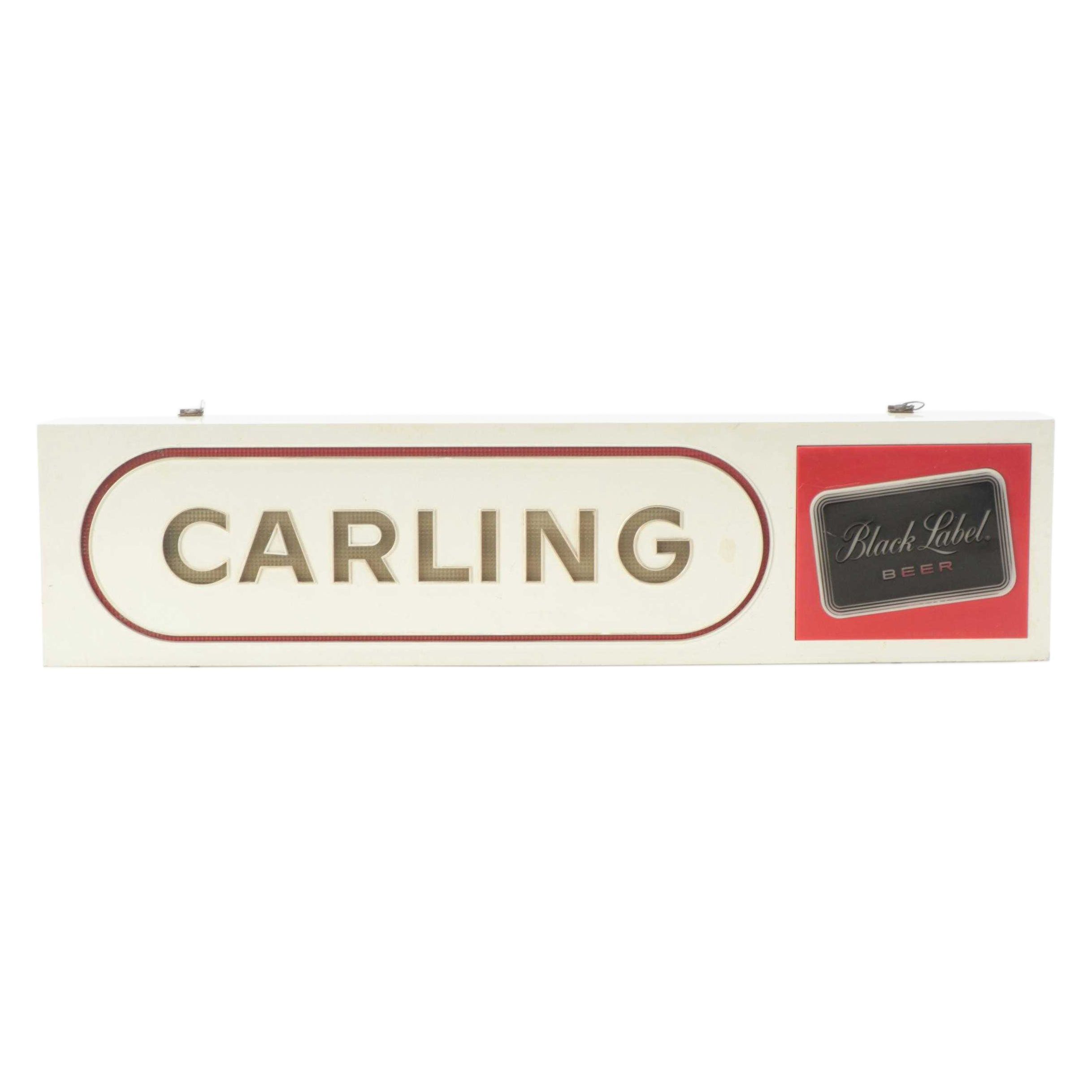 Carling Black Label Beer Lighted Sign