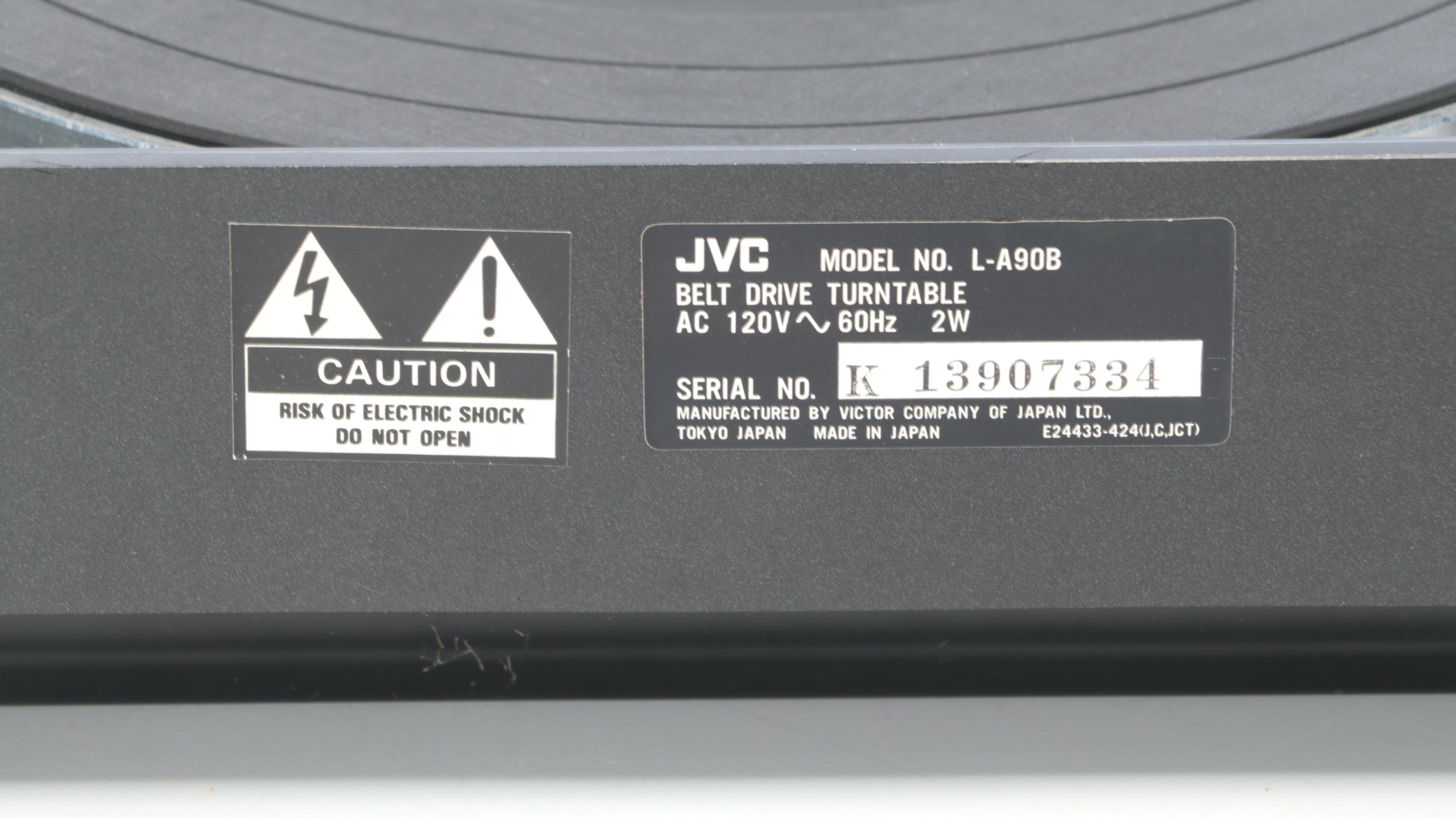 JVC Stereo Amplifier with Tuner, Cassette Deck, Equalizer, Turntable, Speakers