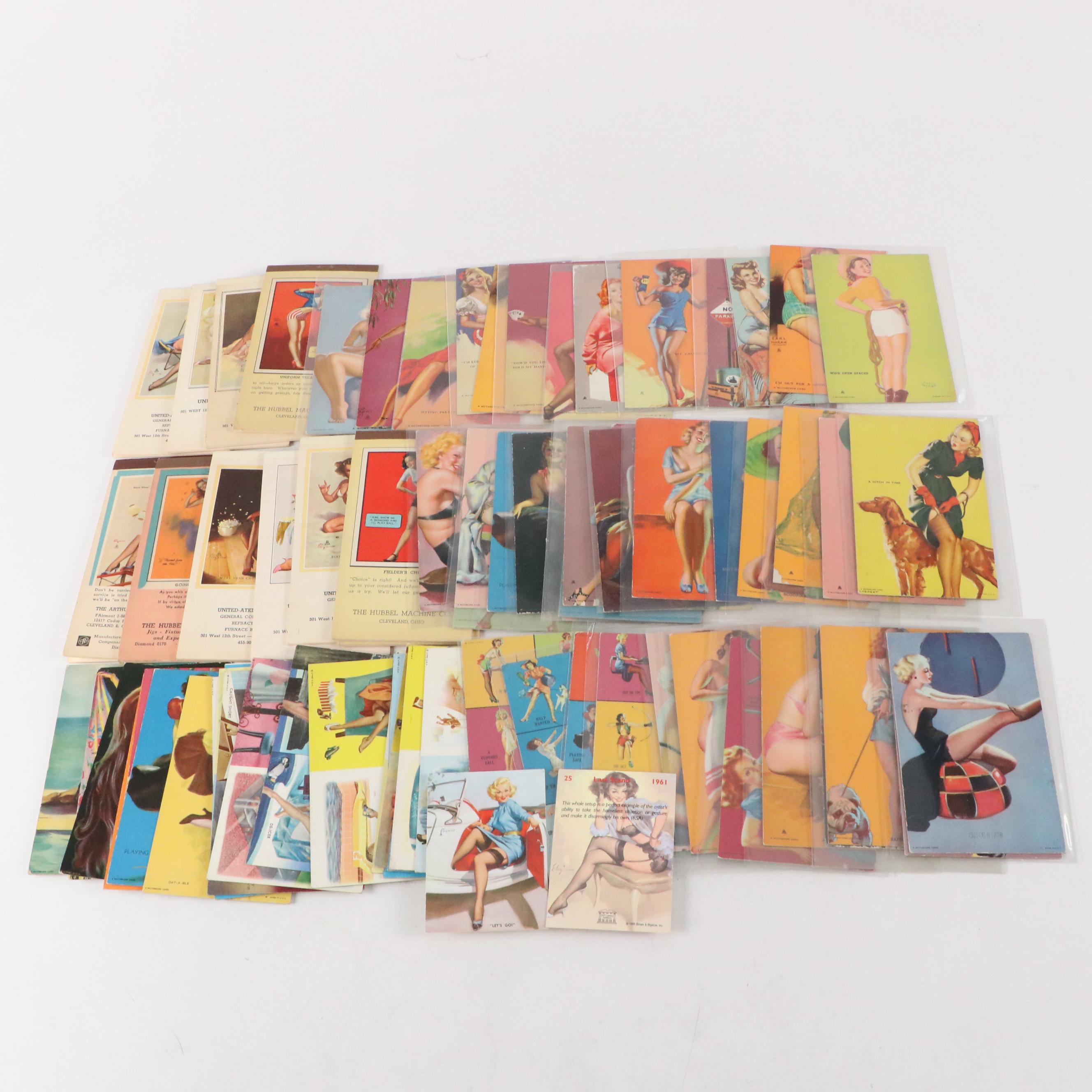 Earl Moran, Zoë Mozert with Other Pin-Up Mutoscope Cards and Note Pads