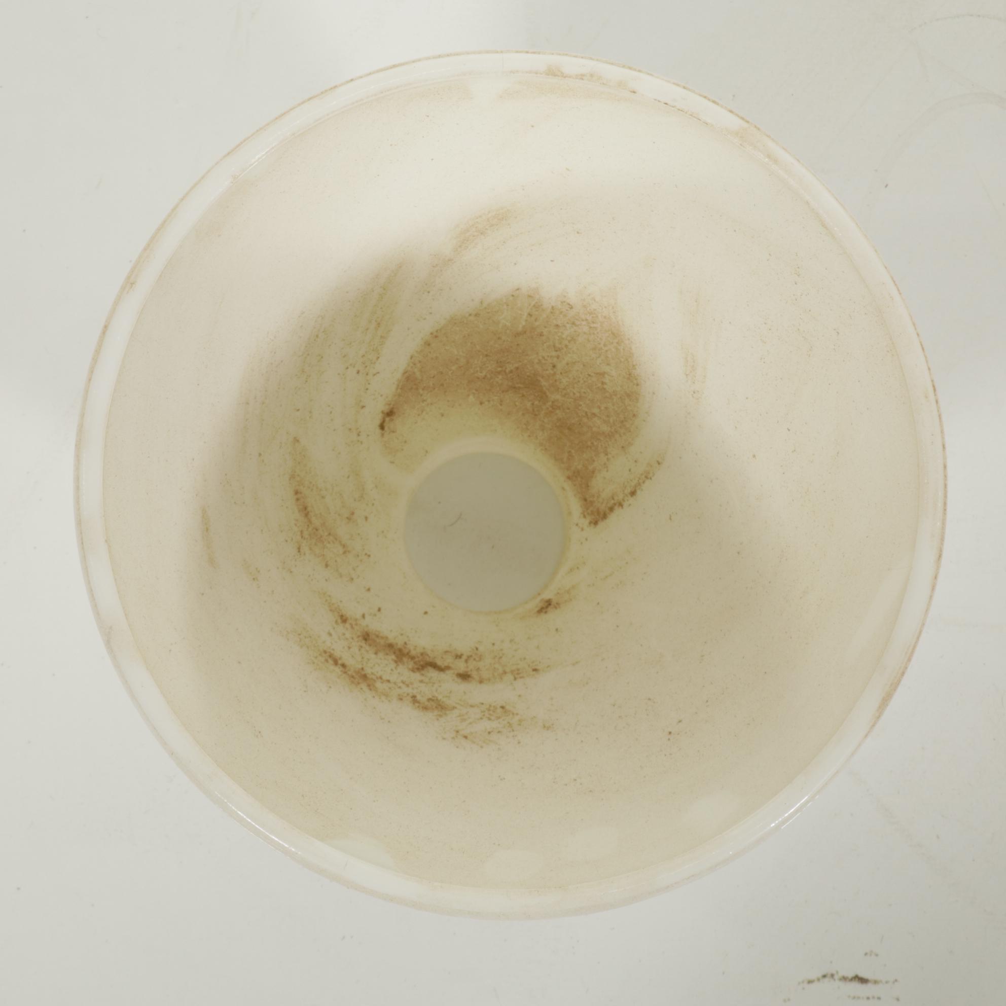 Brass Swing-Arm Torchiere Floor Lamp with Milk Glass Shade