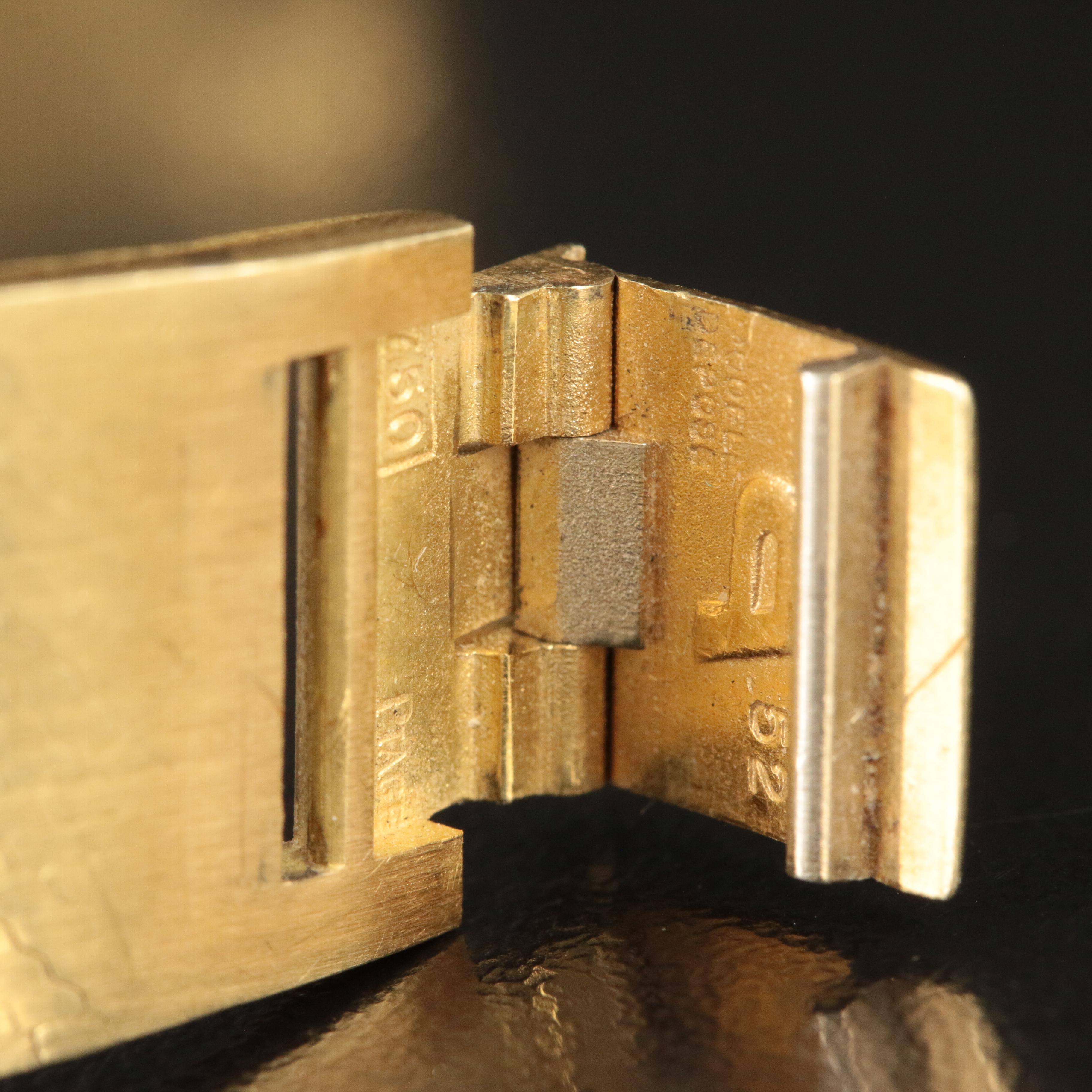 18K Piaget 1.00 CTW Diamond, Opal Dial Watch