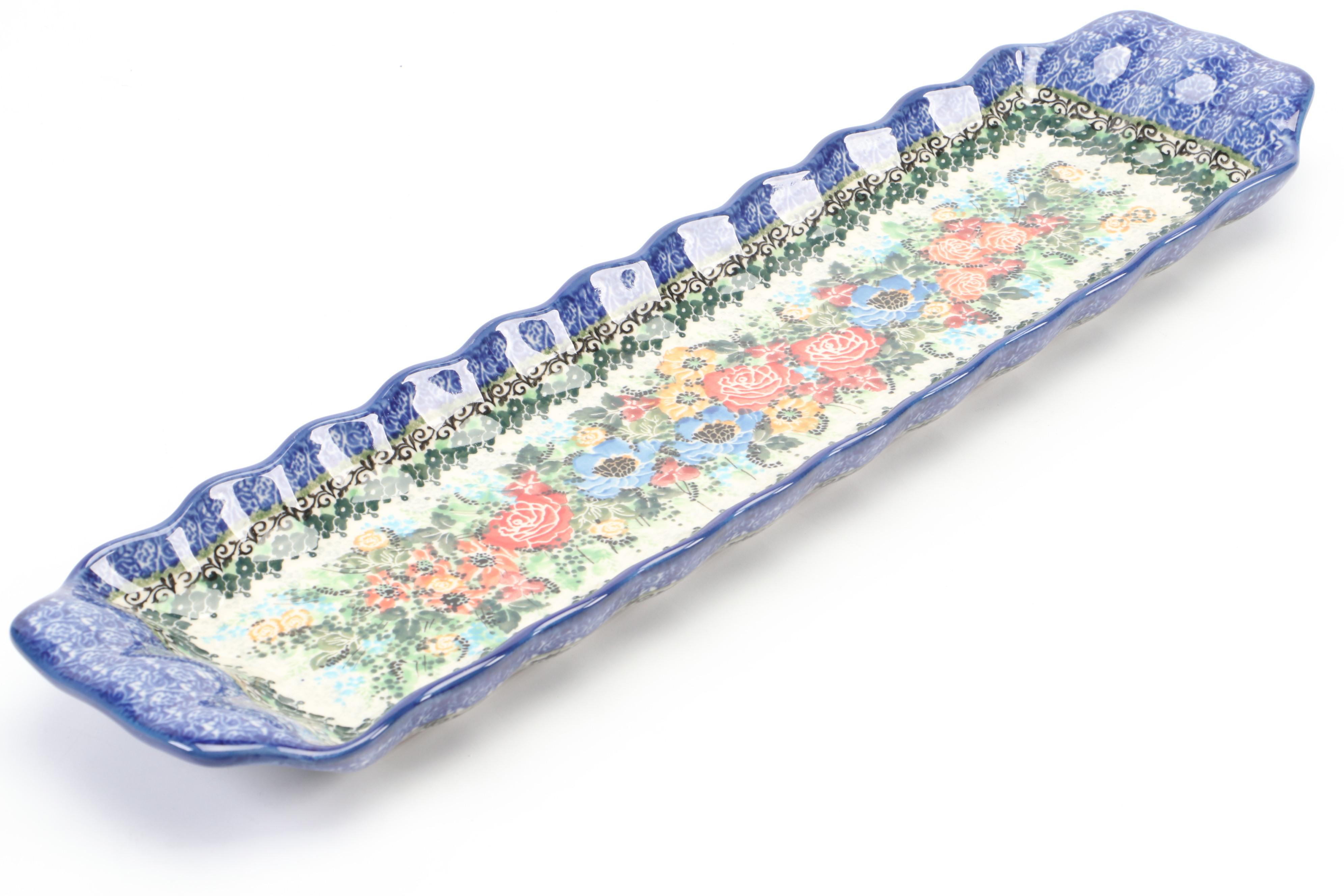 "Romantic Fascination" and Other Handmade Polish Pottery Baskets and Tableware