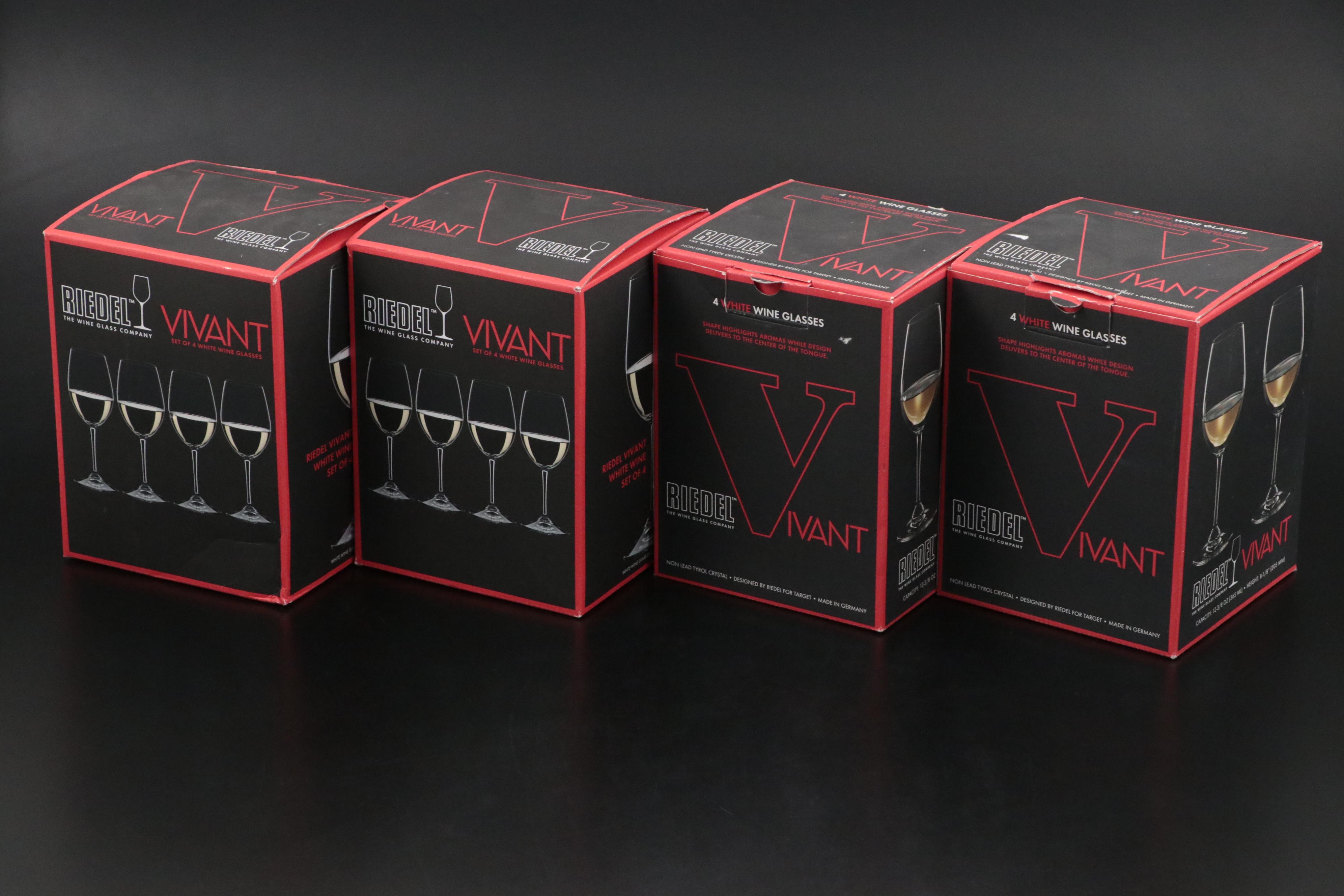 Riedel Crystal "Vivant" White Wine Glasses