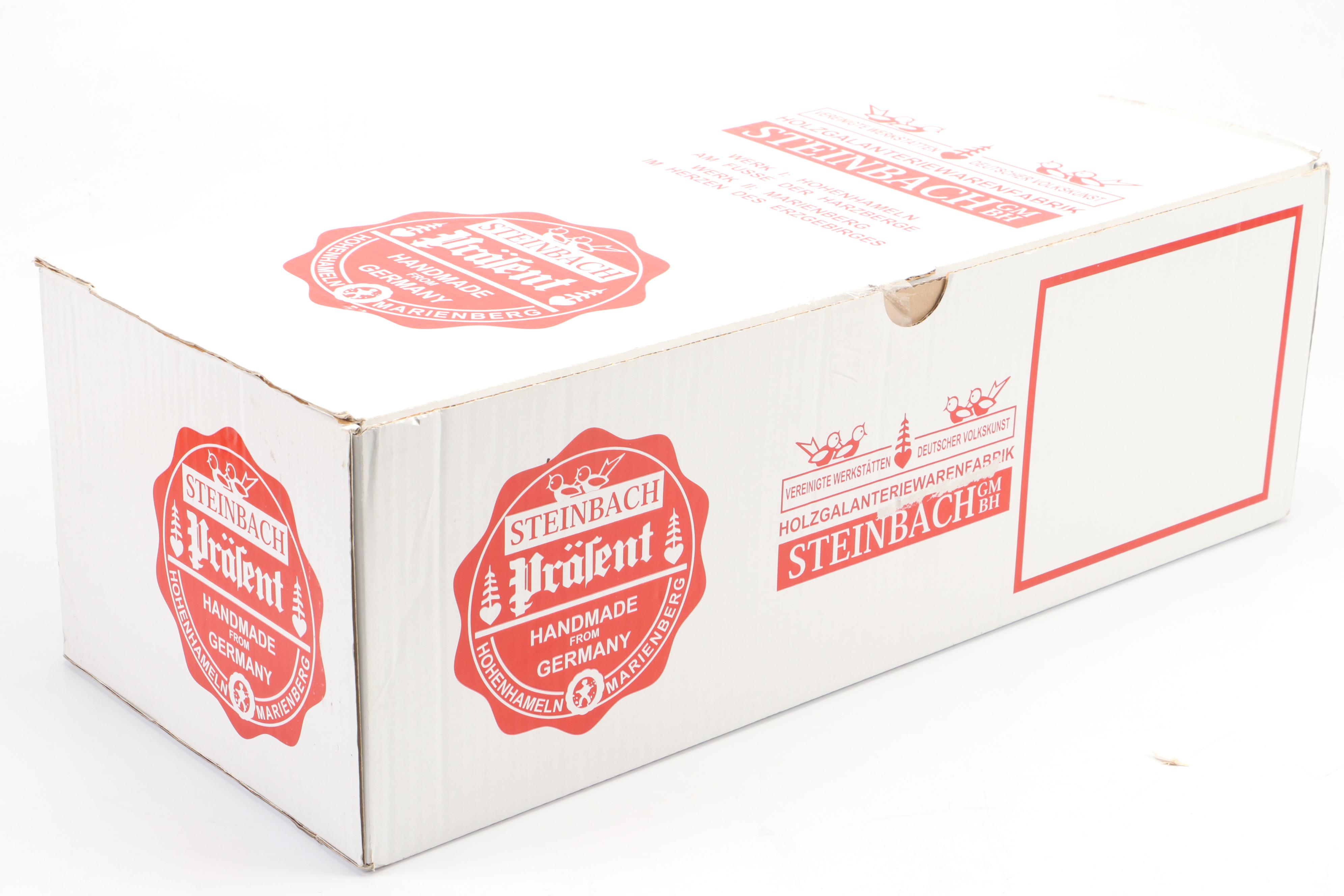 Steinbach "Old Woodturner on the Lathe" Paint Decorated Wood Nutcracker