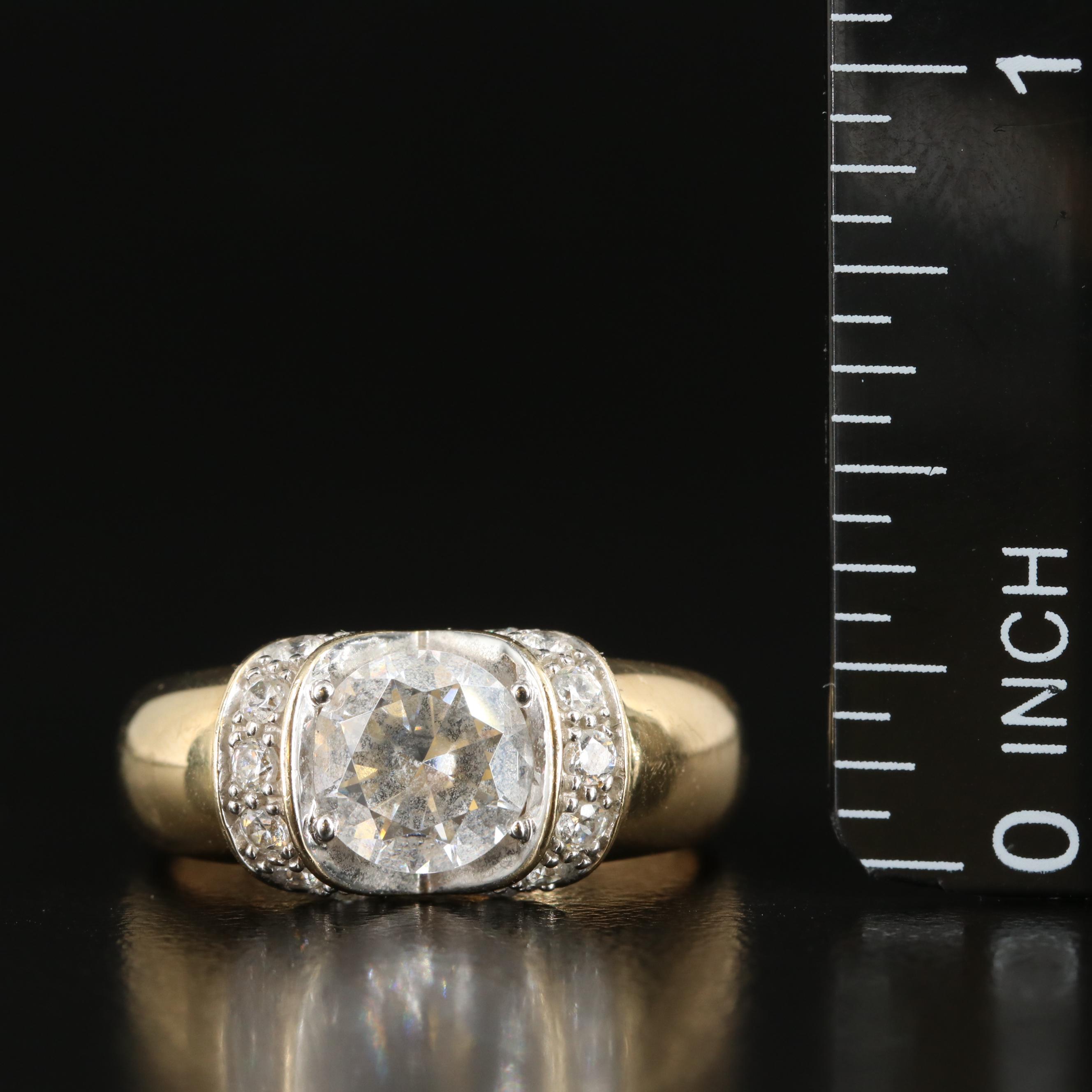 14K CZ Ring