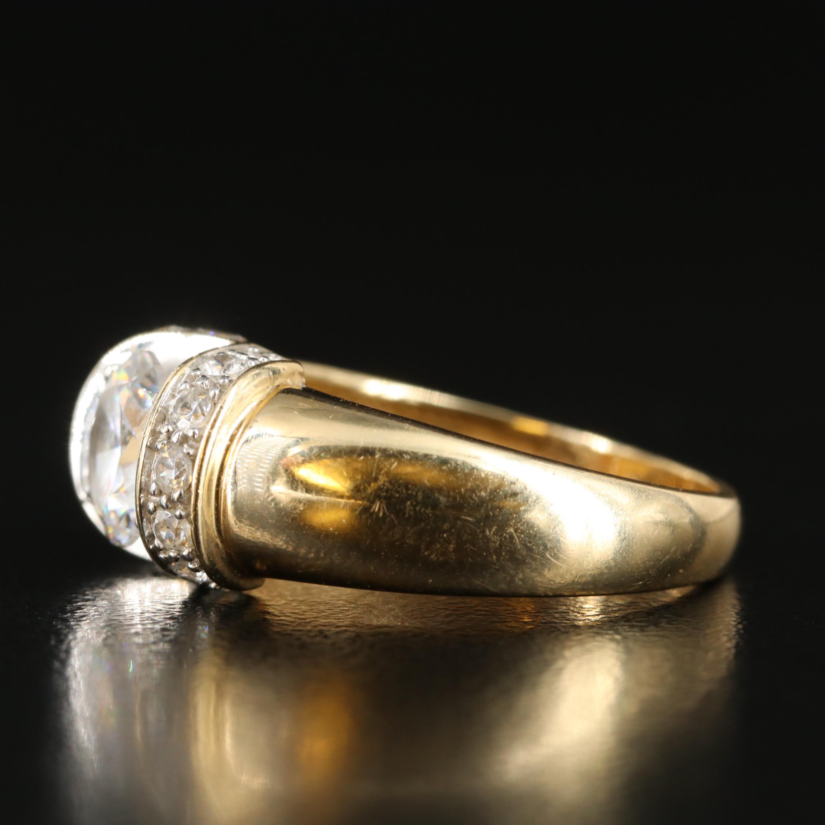 14K CZ Ring