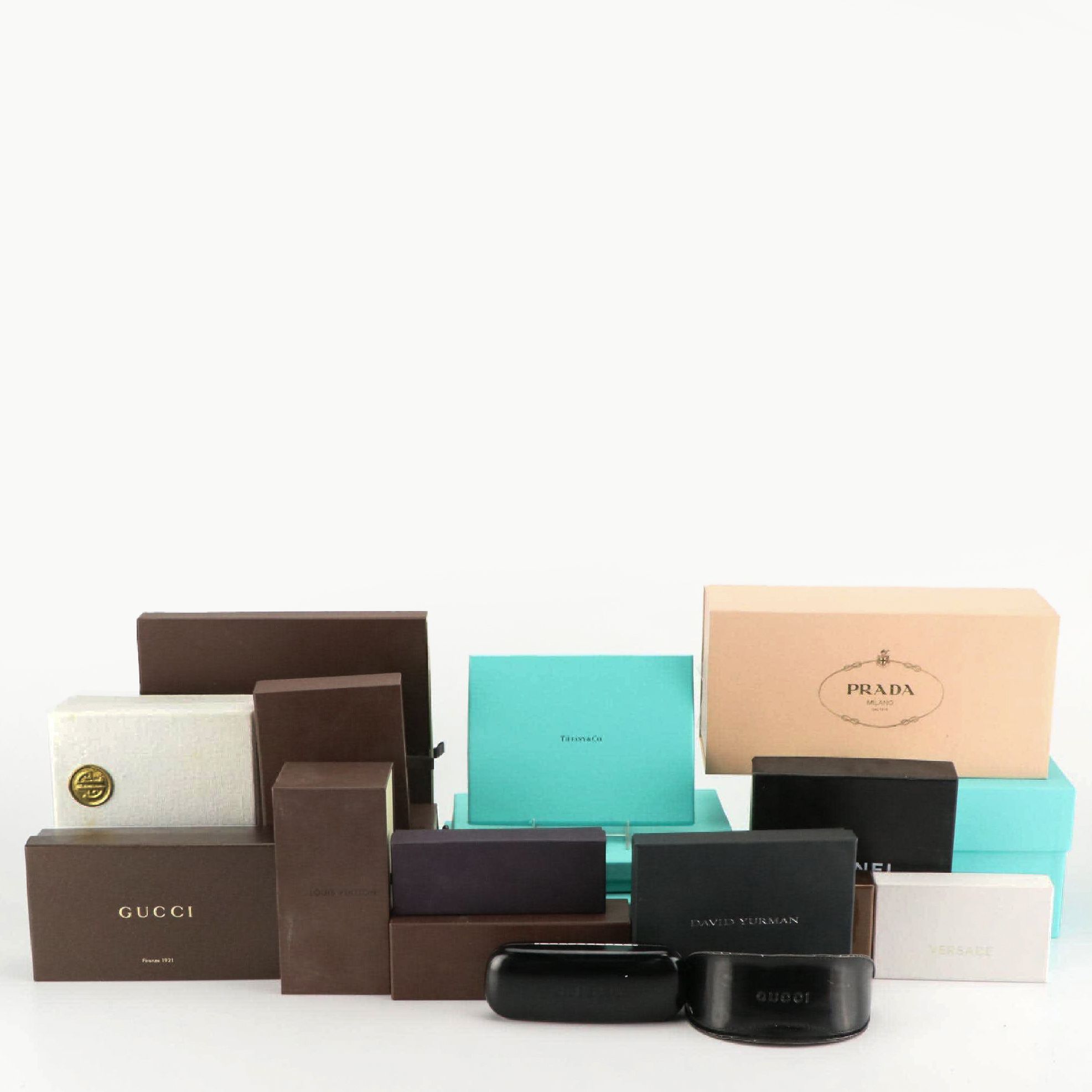 Designer Gift Boxes Including Gucci, Prada, Louis Vuitton, Chanel, and More