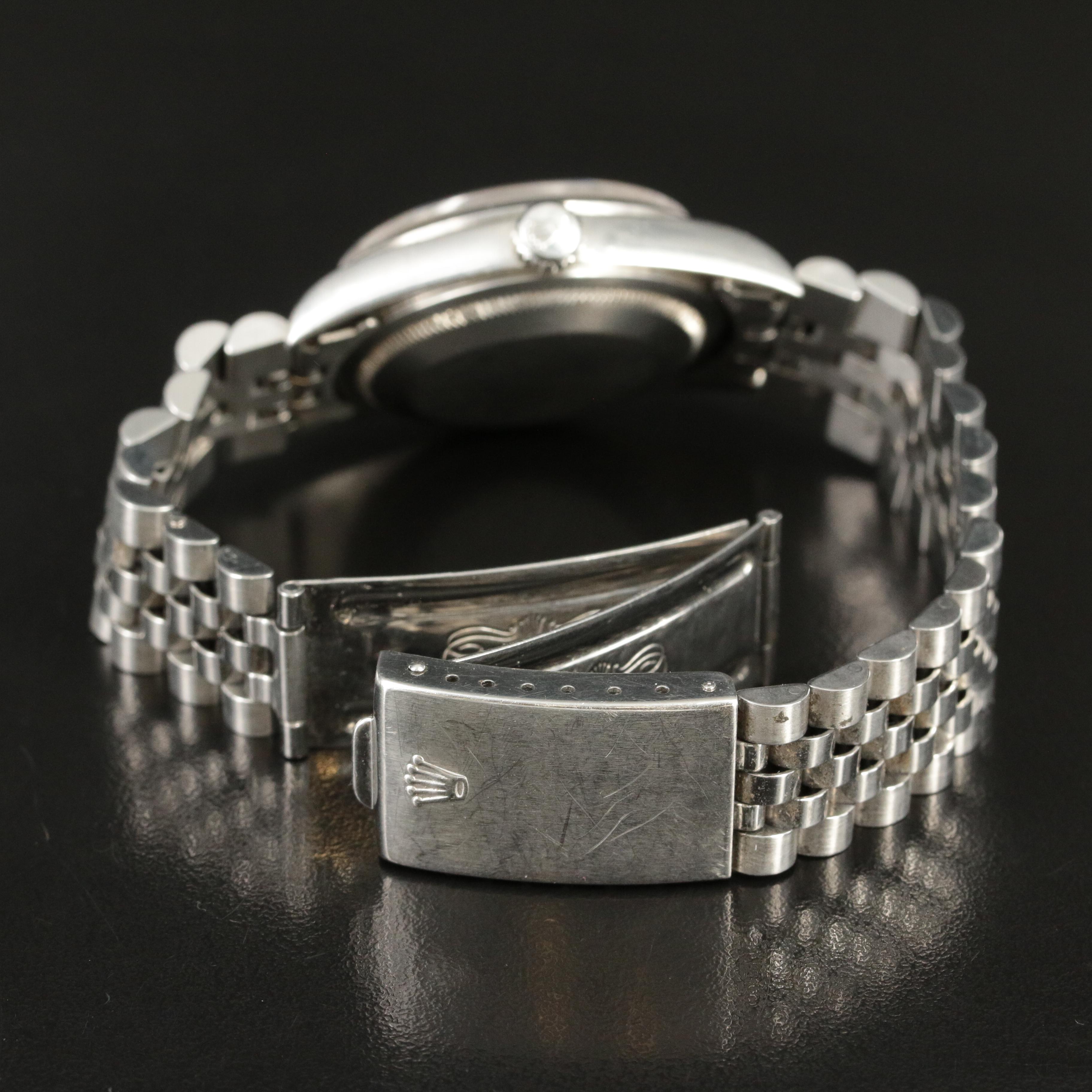 1995 Rolex Datejust Ivory Arabic Jubilee Dial Watch