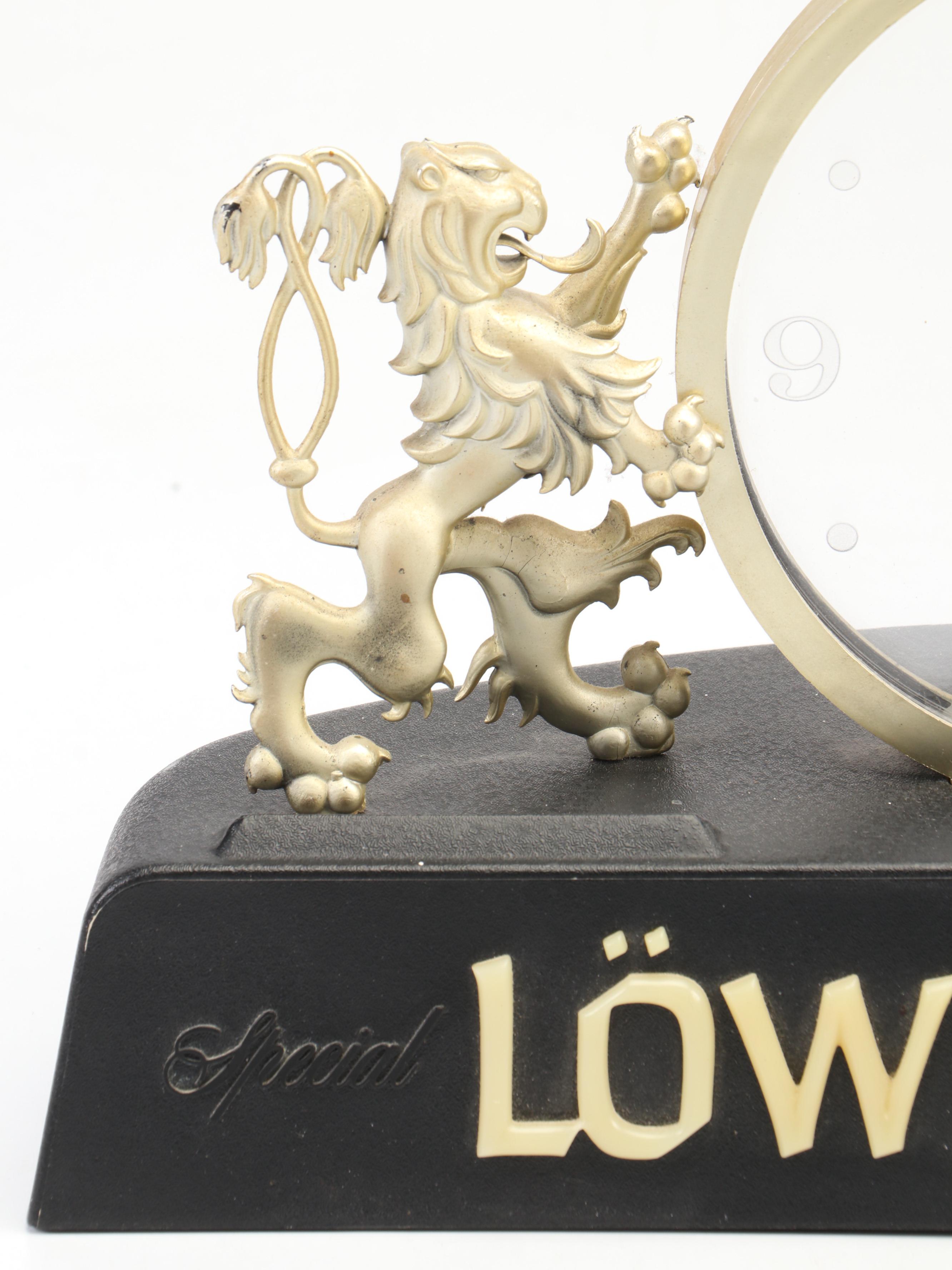 Lakeside Ltd. Löwenbräu Special Beer Electric Clock, 1983