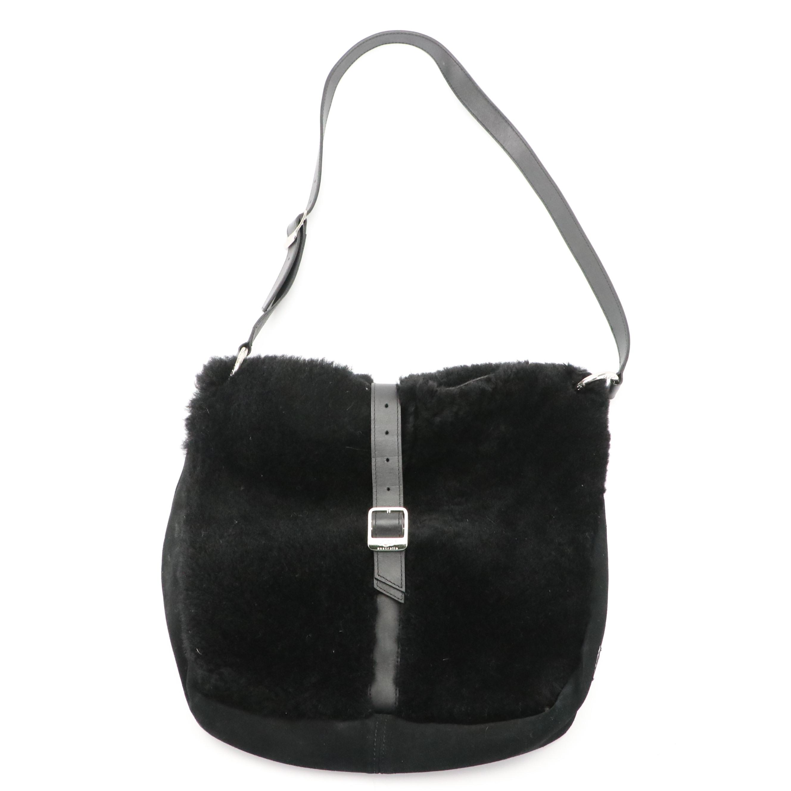 Ugg Suede and Shearling Shoulder Bag and Michael Kors Sheared Fur Hobo Bag