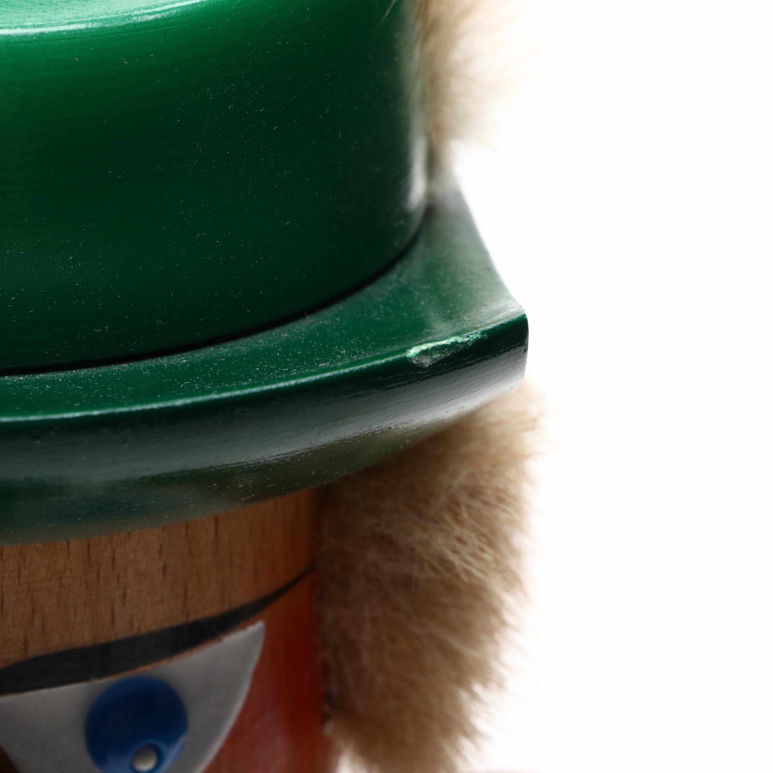 Steinbach "Basket Vendor" and "Fisherman" Wooden Nutcrackers