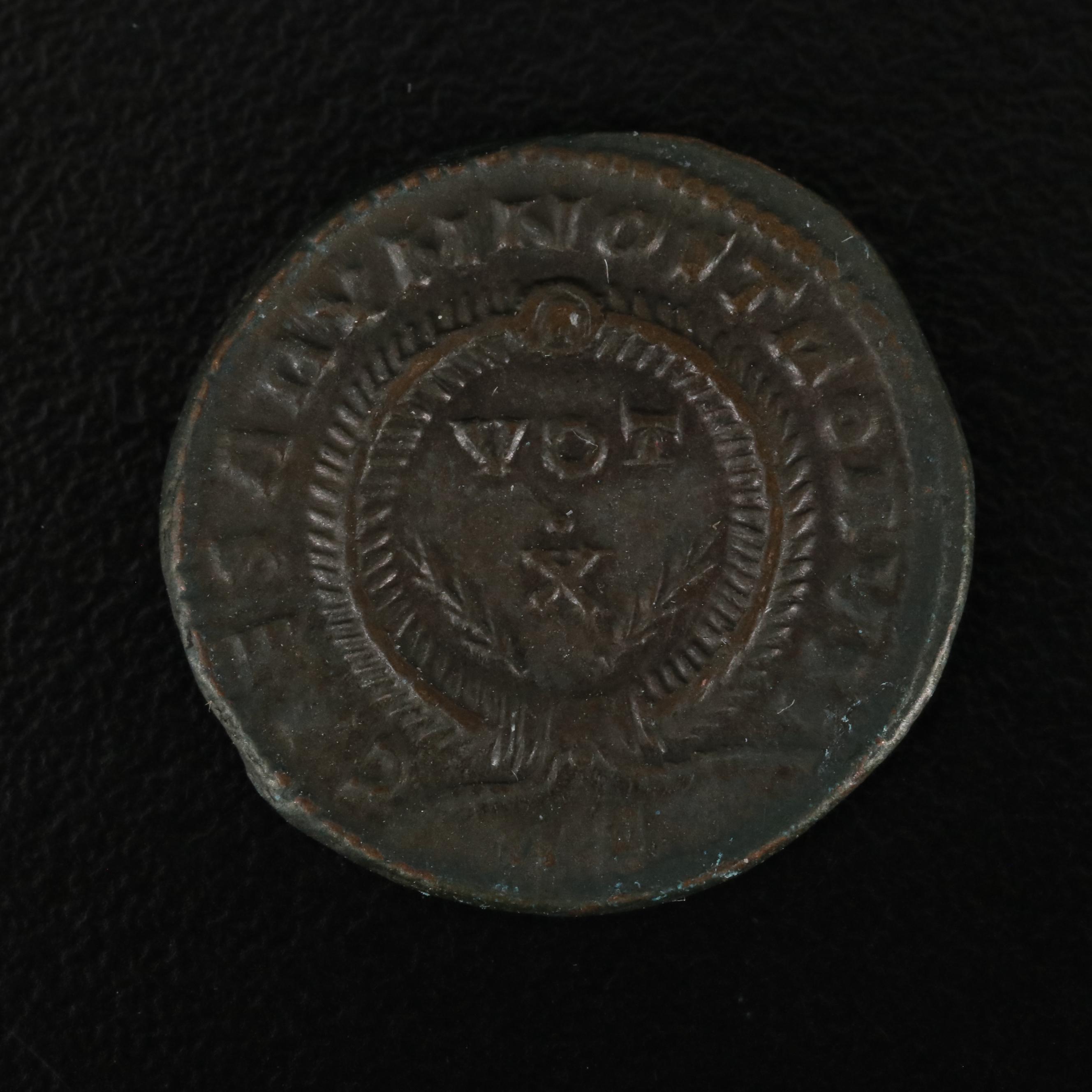Ancient Roman Imperial Æ3 Coin of Crispus, ca. 322 A.D.