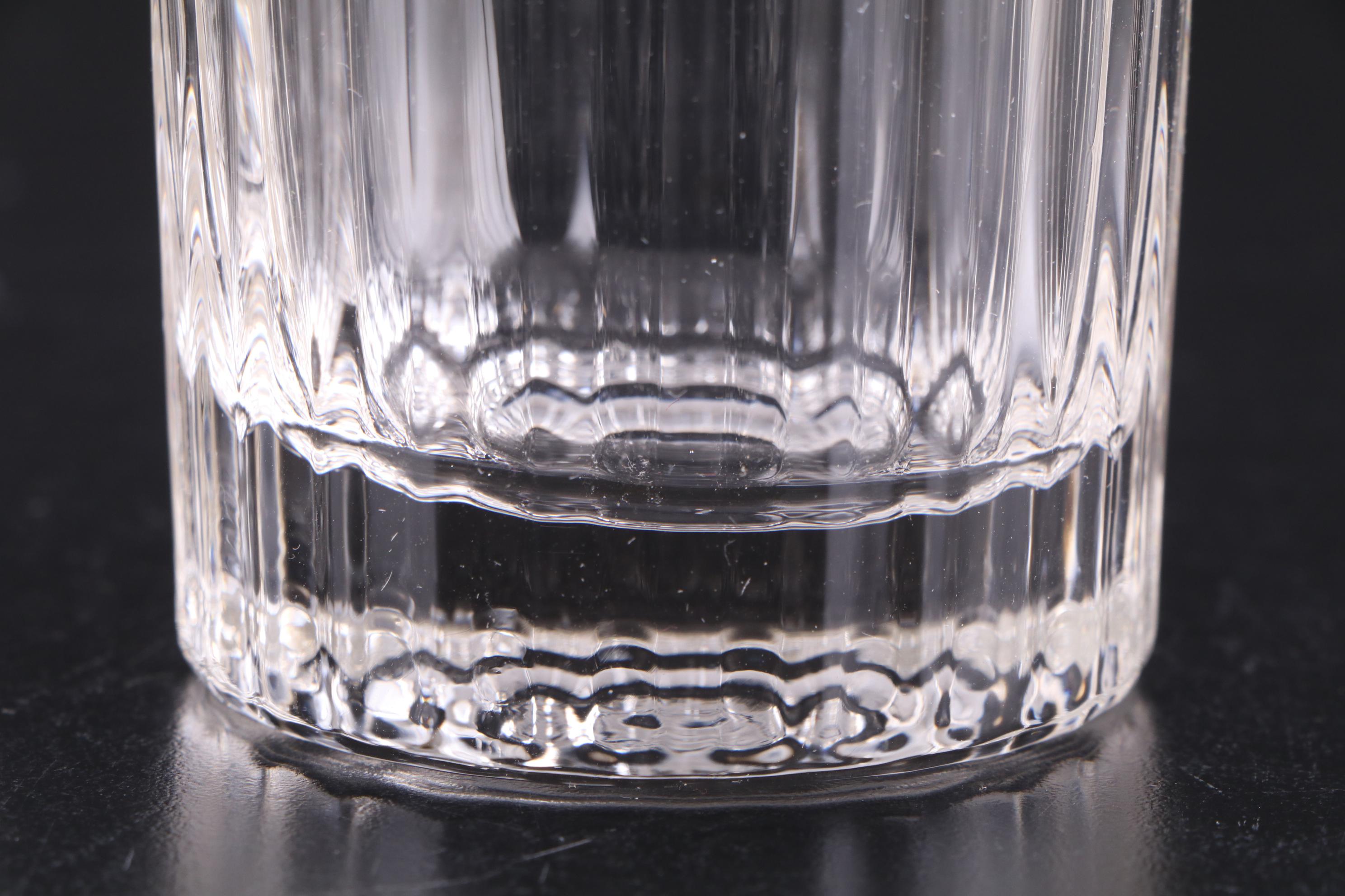 Crystal Highball Glasses with Eye Motif Old Fashioned Glasses